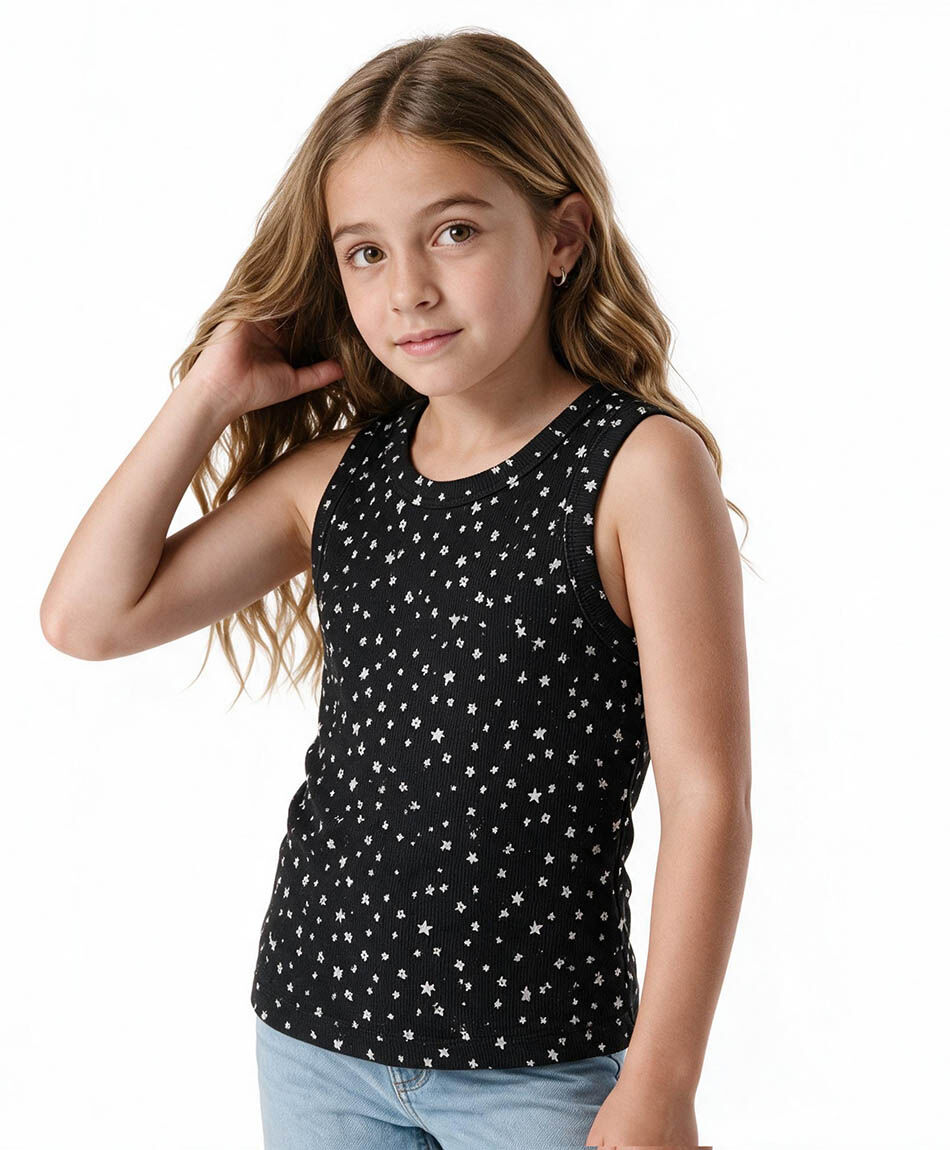 Polera ni&ntilde;a estrellas