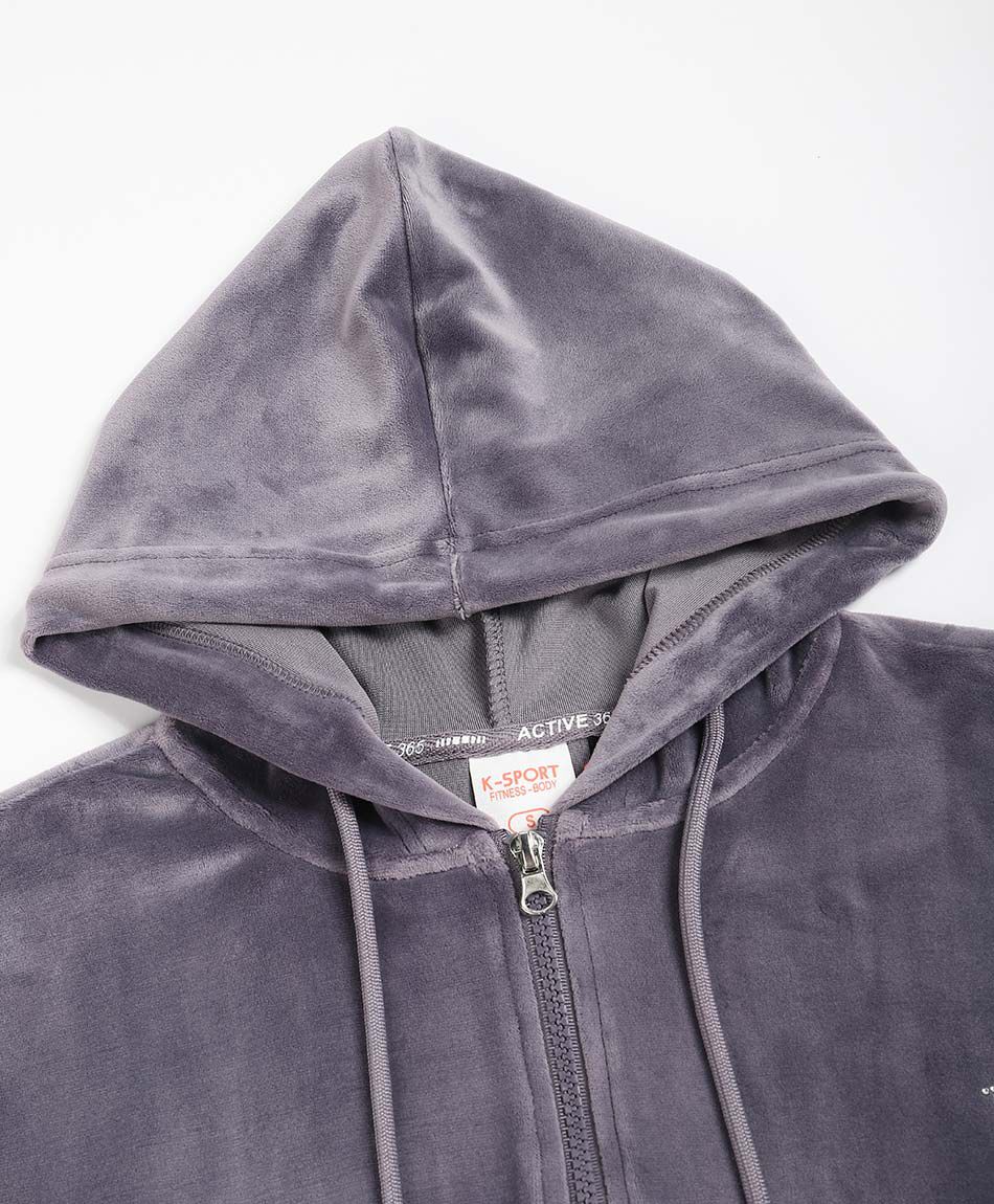 Poler&oacute;n deportivo mujer hoodie lila