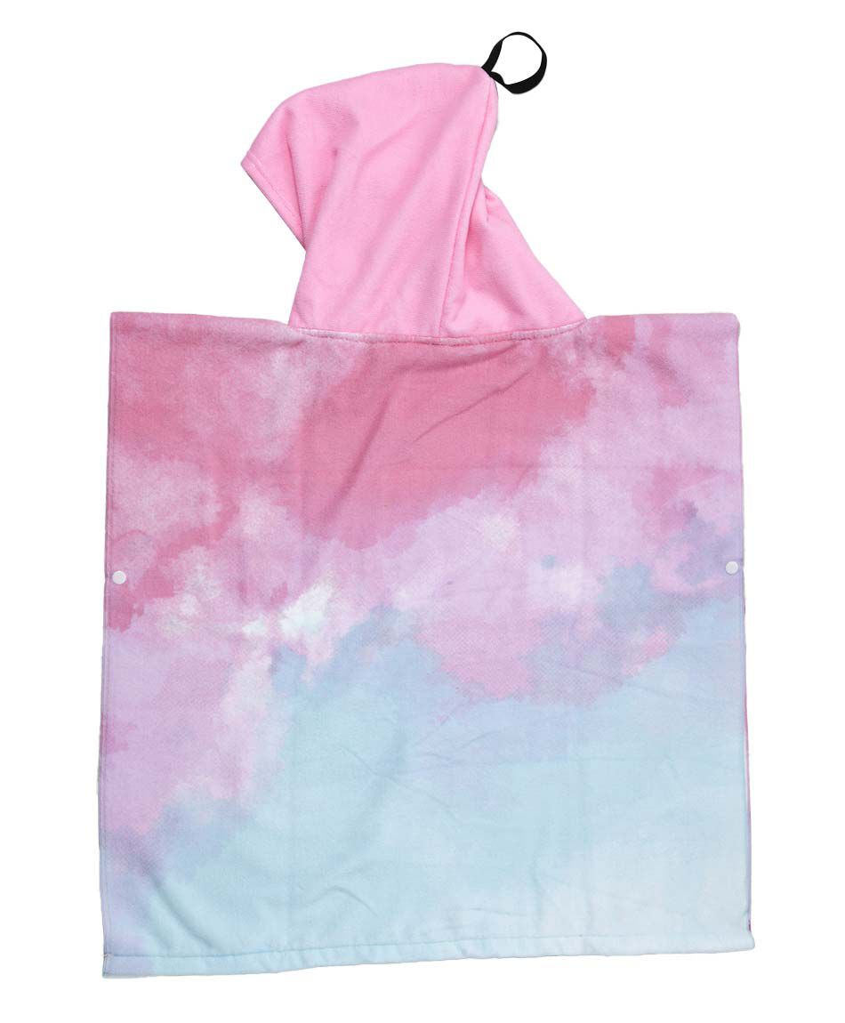 Poncho de ba&ntilde;o unicornio