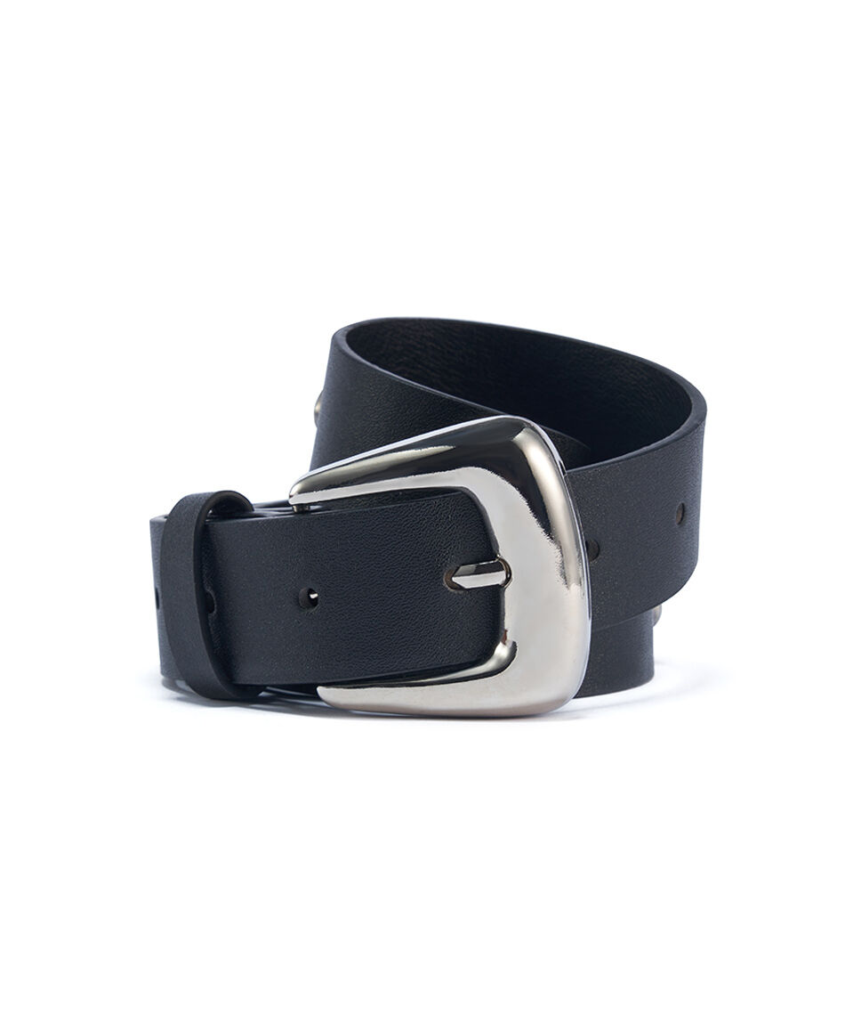 Cintur&oacute;n mujer tachas coraz&oacute;n