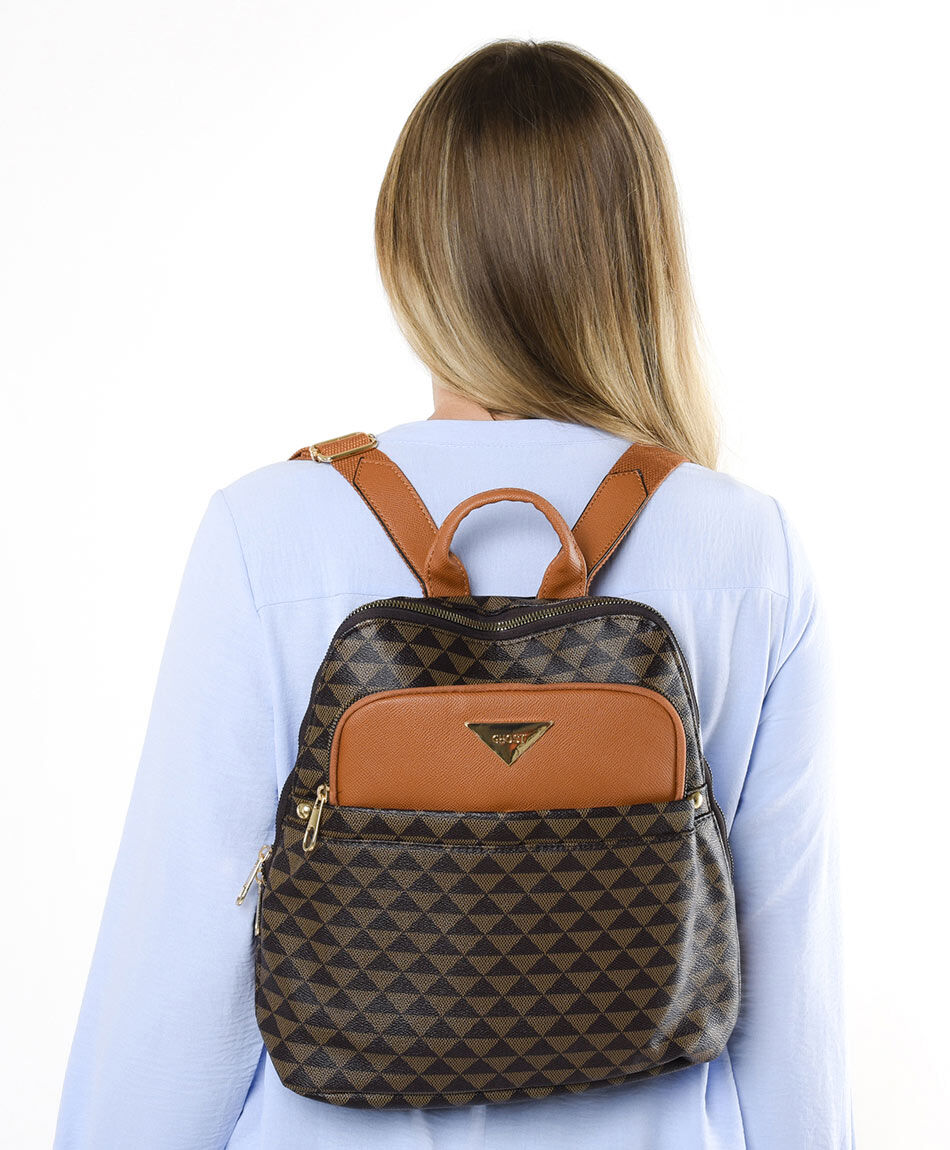 Mochila mujer triángulos