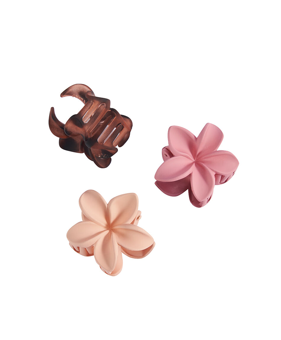 Set 3 pinches  mujer dise&ntilde;o pink