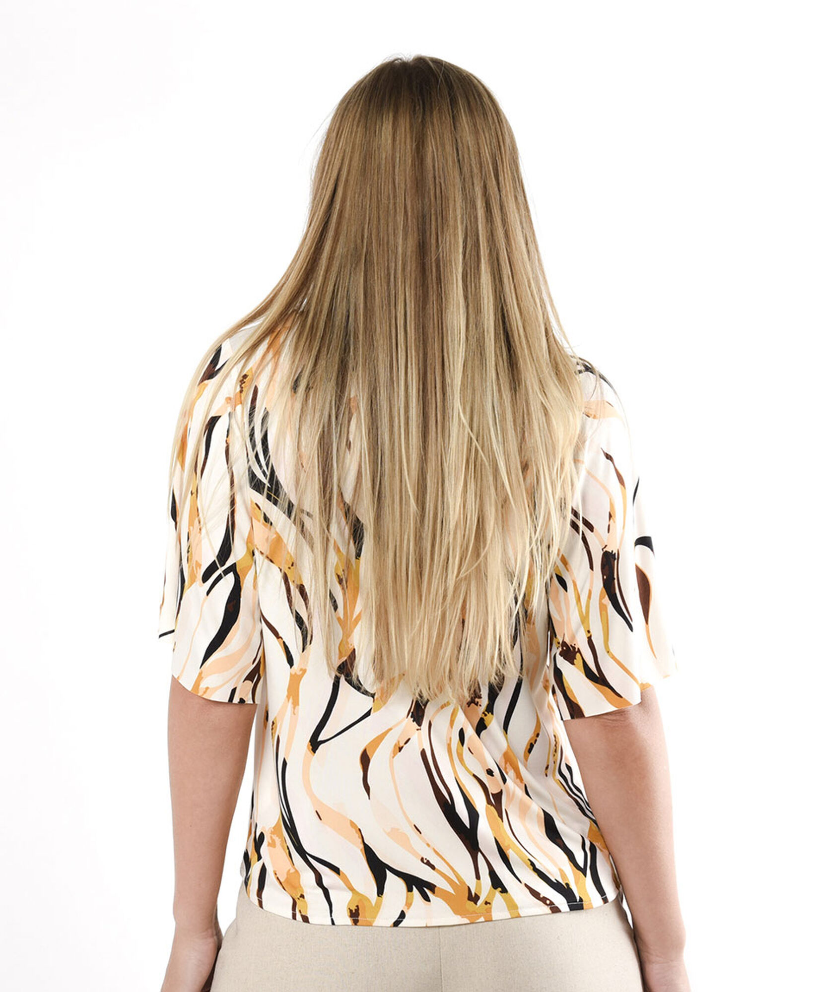 Polera mujer estampada espiral Polera mujer estampada espiral