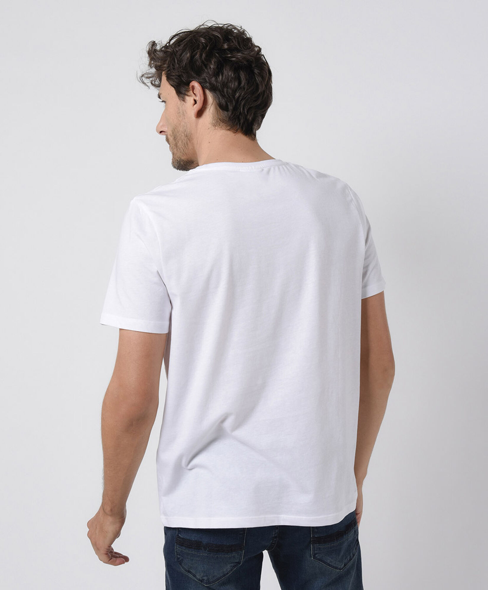 Polera hombre estampado tigre Polera hombre estampado tigre