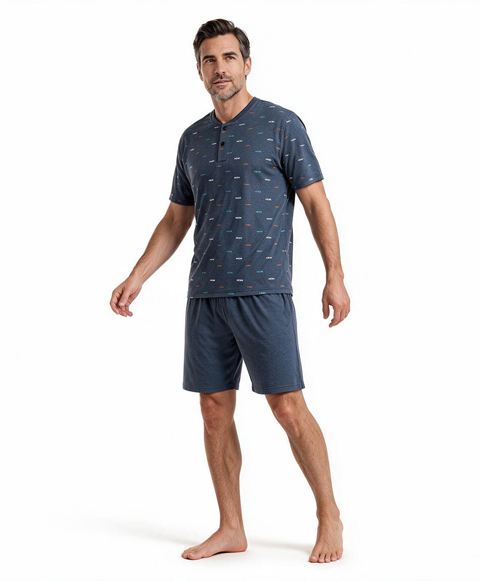 Pijama hombre print