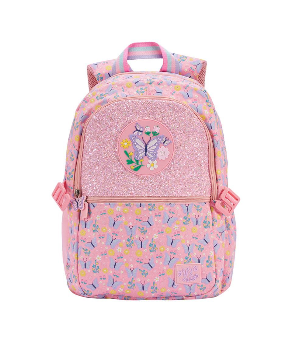 Pack mochila y accesorios escolar mariposas