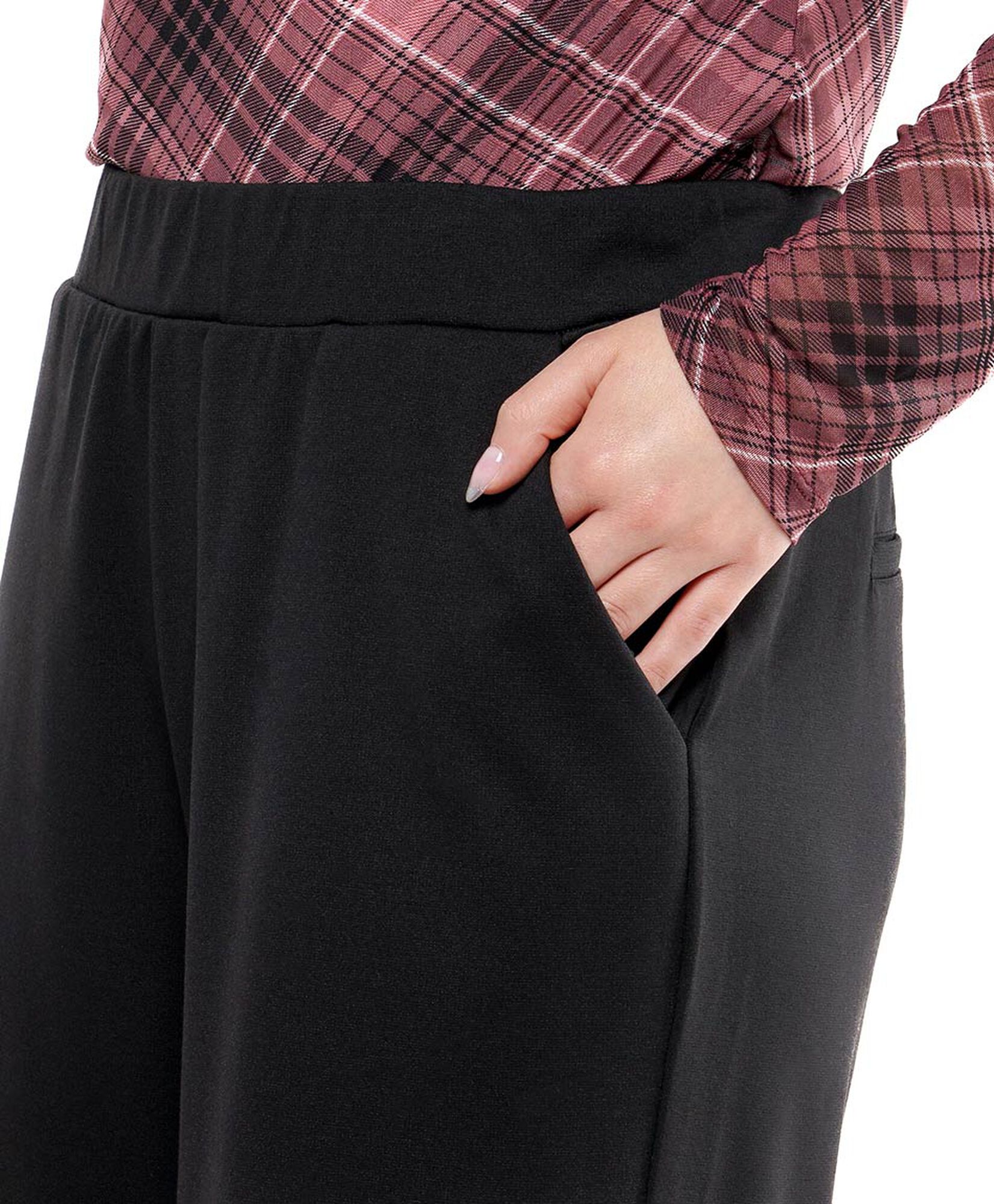Pantalón mujer liso negro Pantalón mujer liso negro
