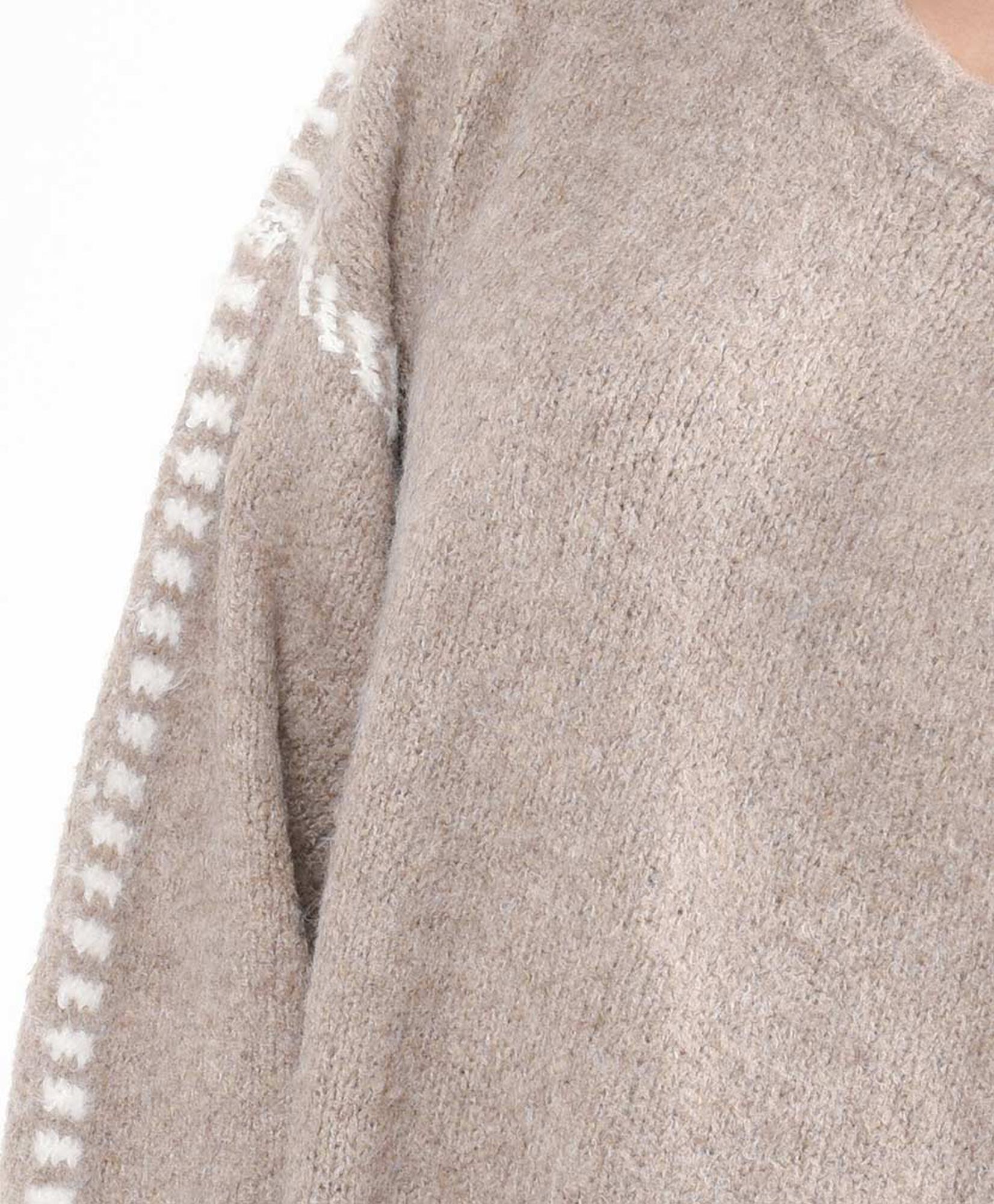 Sweater mujer detalles mangas Sweater mujer detalles mangas