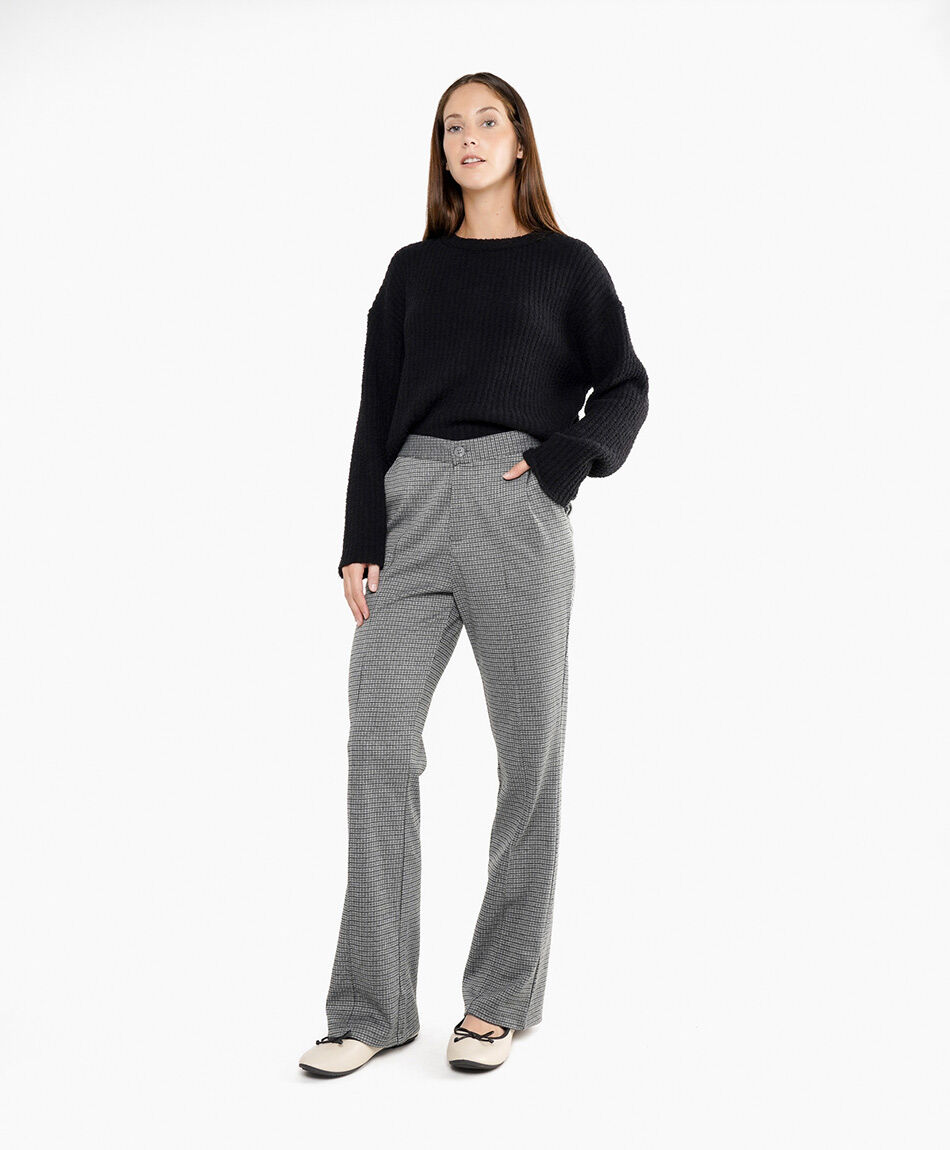 Pantal&oacute;n mujer check