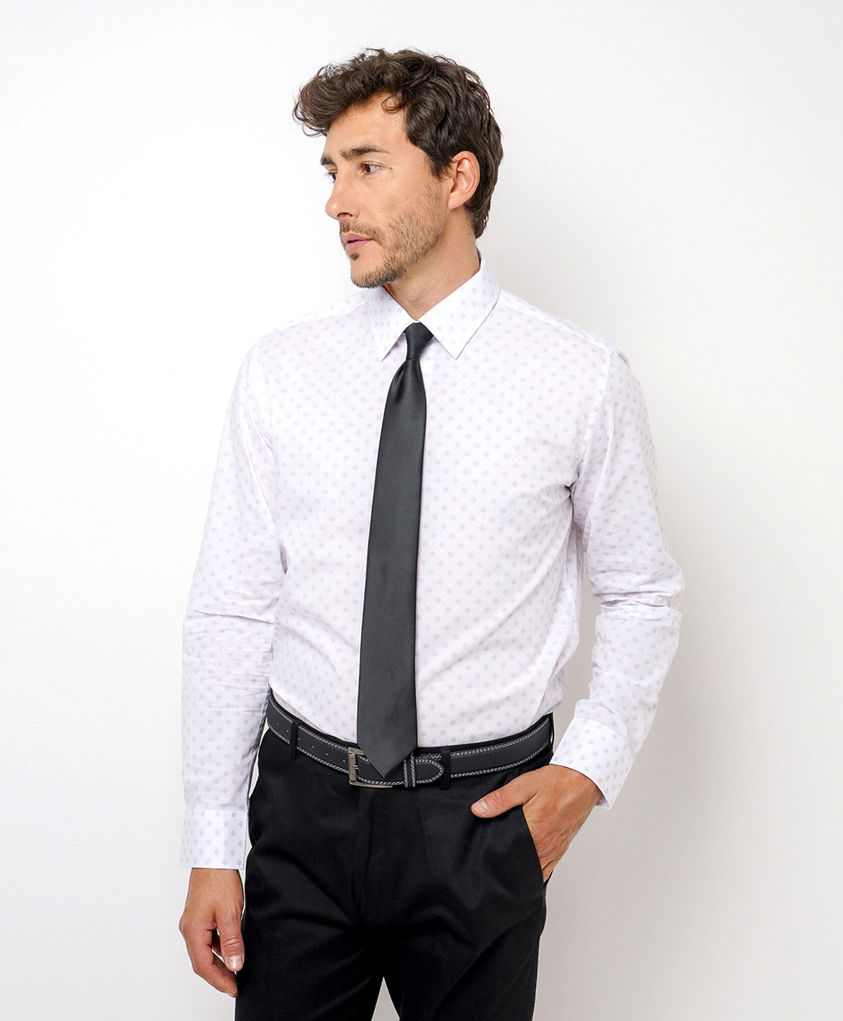 Camisa hombre formal diseño estampado Camisa hombre formal diseño estampado