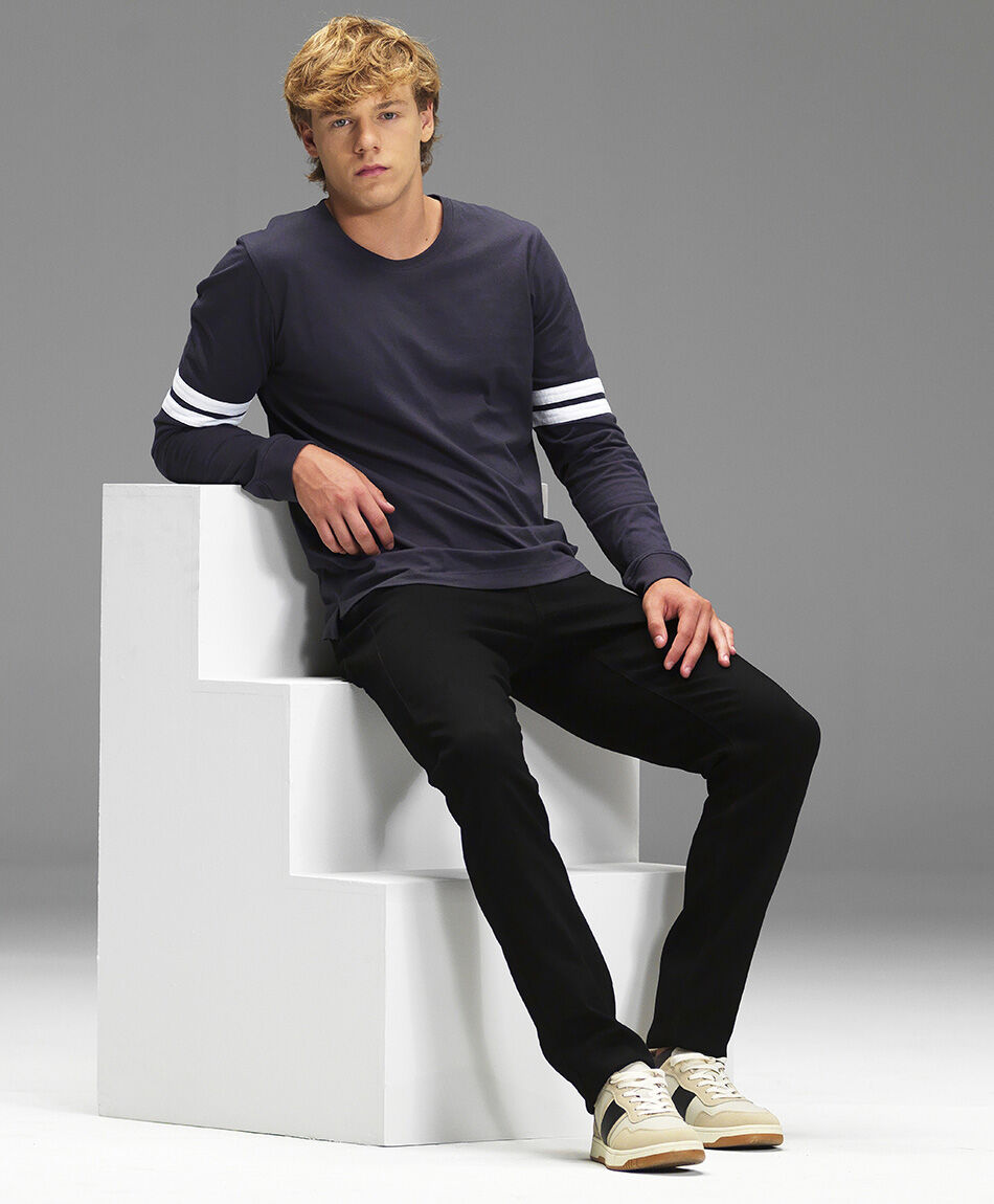 Jeans hombre negro skinny