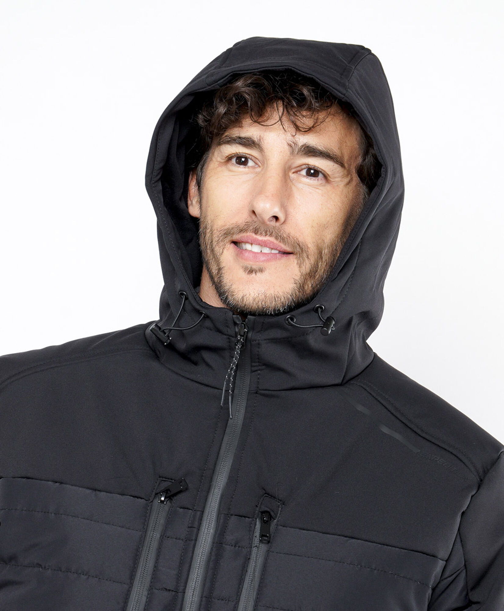 Chaqueta hombre mix acolchada Chaqueta hombre mix acolchada