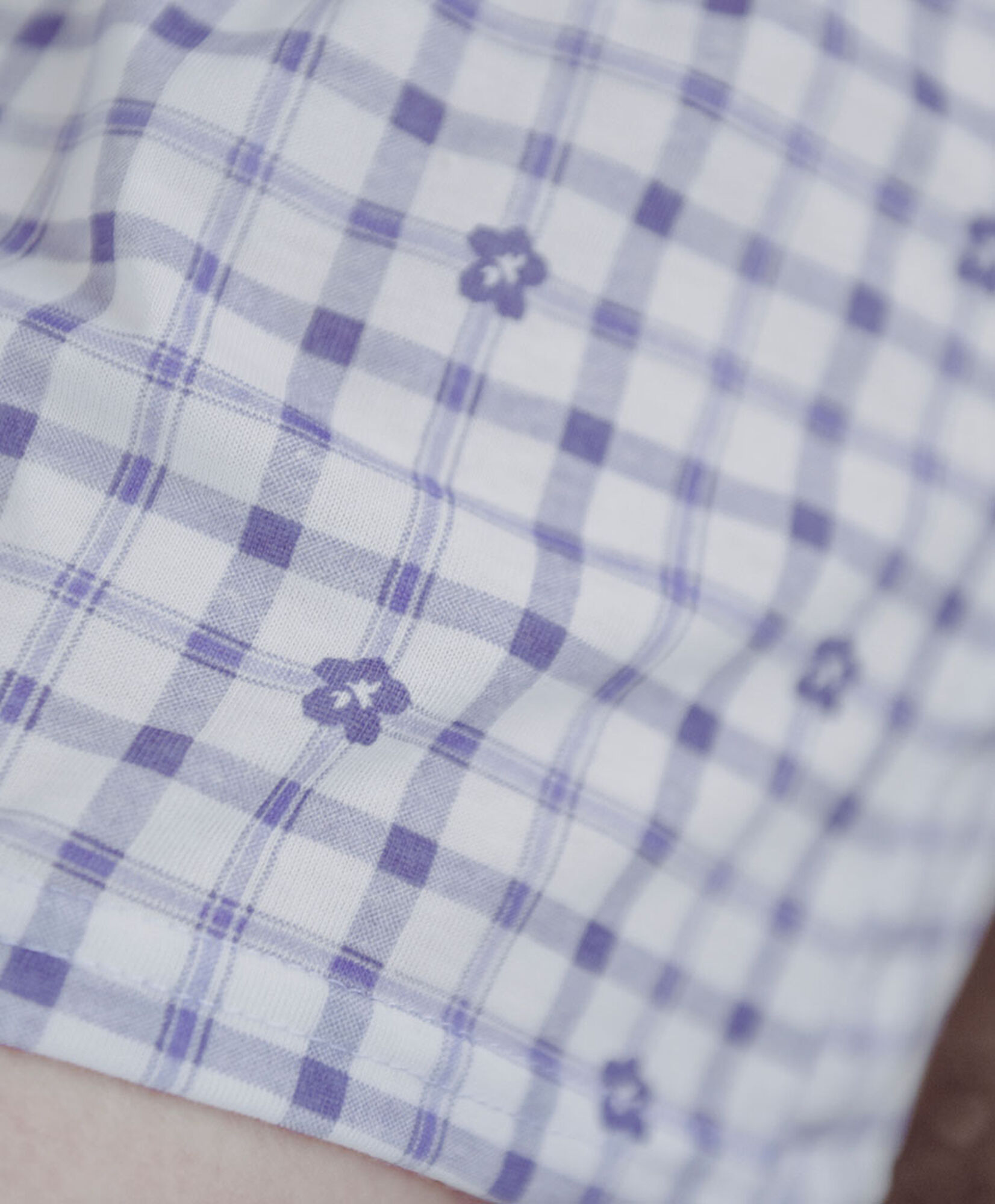 Pijama mujer gato y flores short Pijama mujer gato y flores short
