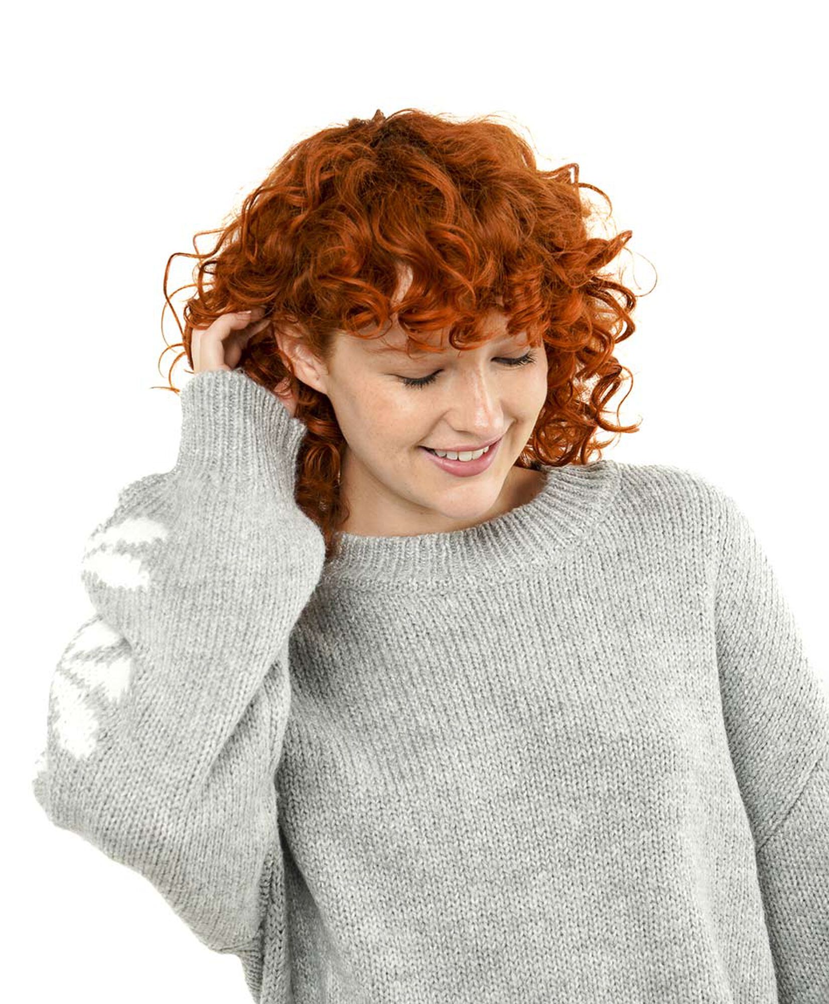 Sweater mujer flores en manga Sweater mujer flores en manga