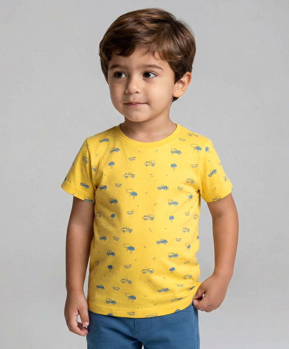 Polera beb&eacute; autitos