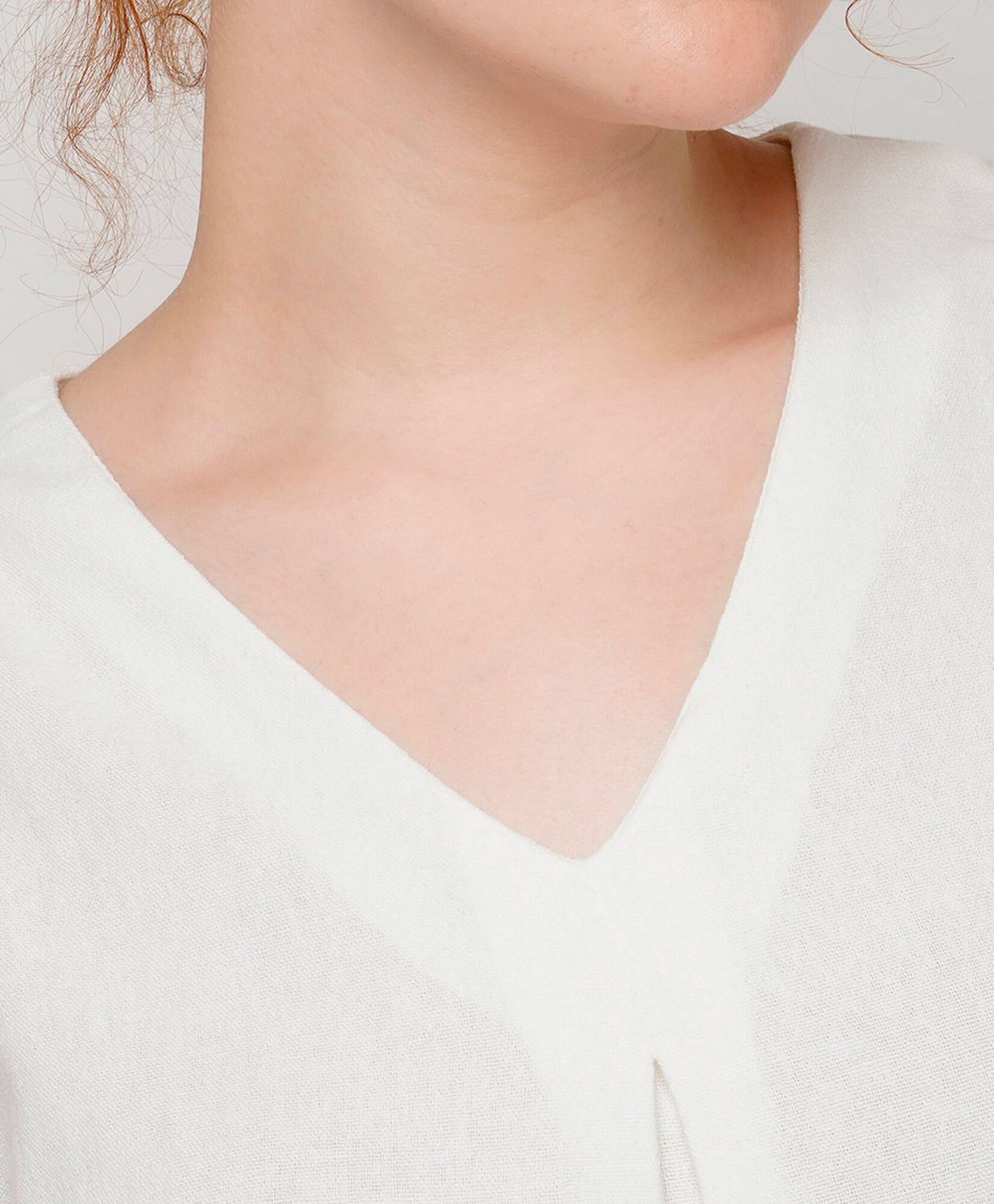 Blusa mujer lisa lino Blusa mujer lisa lino