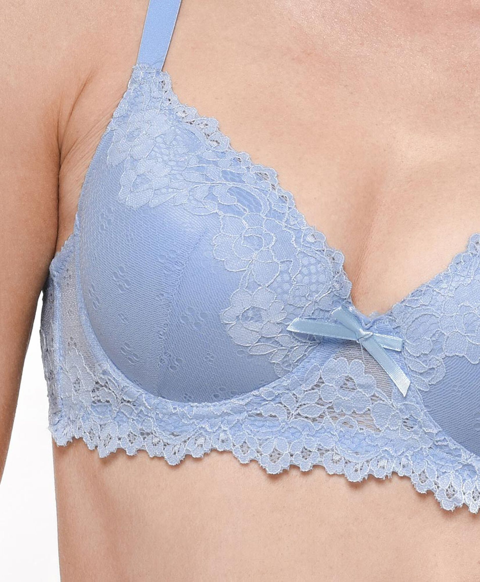 Sostén mujer encaje floreado cinta Sostén mujer encaje floreado cinta