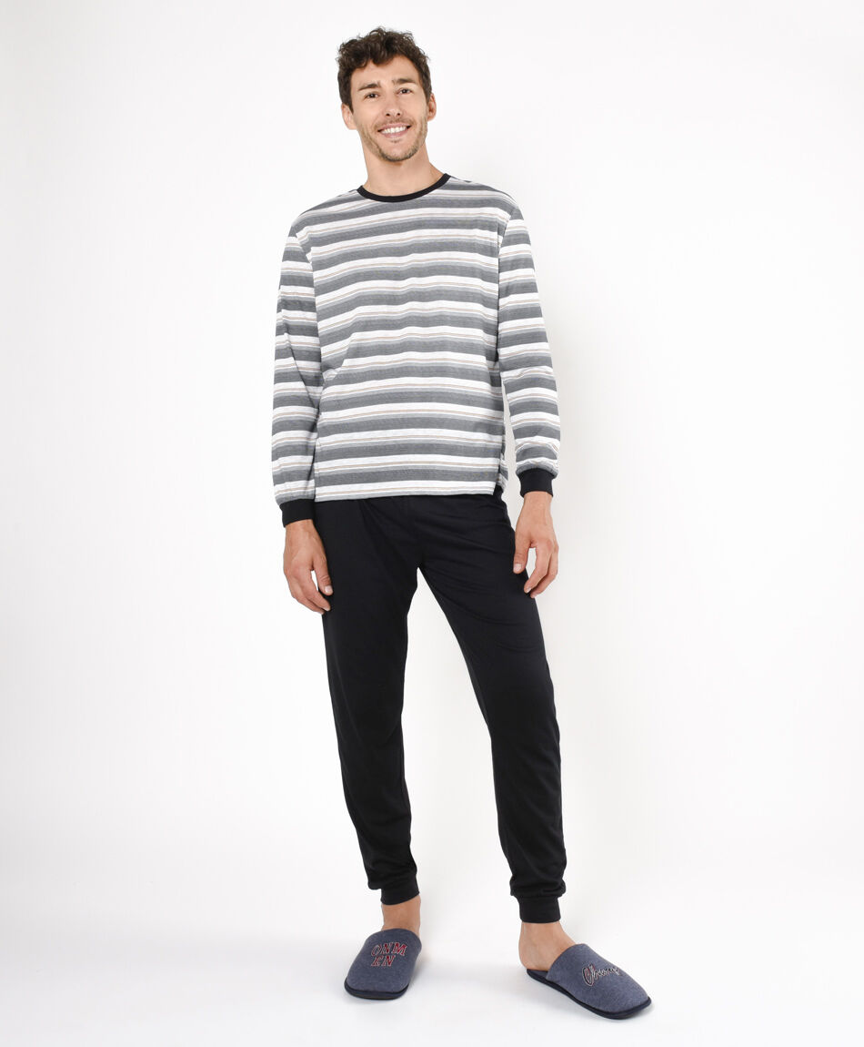 Pijama hombre líneas
