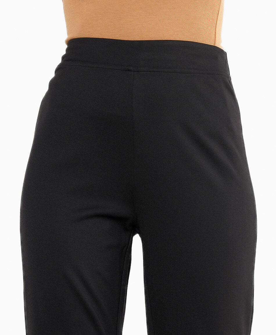 Pantal&oacute;n mujer mini flare negro