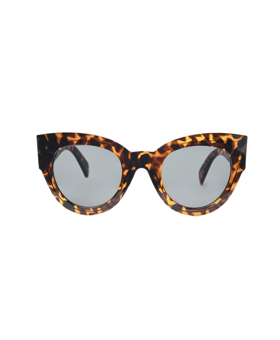 Lentes mujer ancho animal print protecci&oacute;n uv