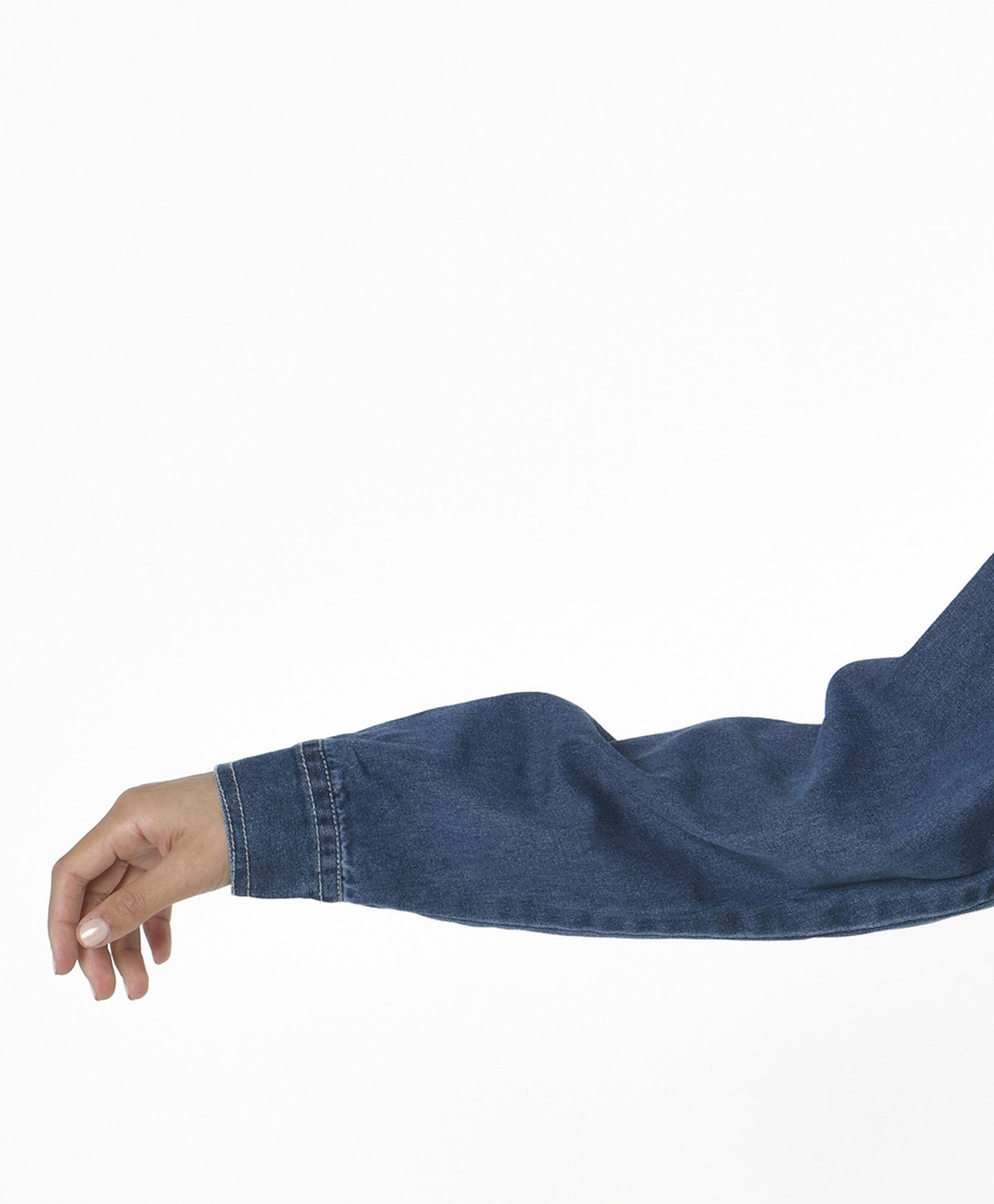Blusa mujer denim crop Blusa mujer denim crop
