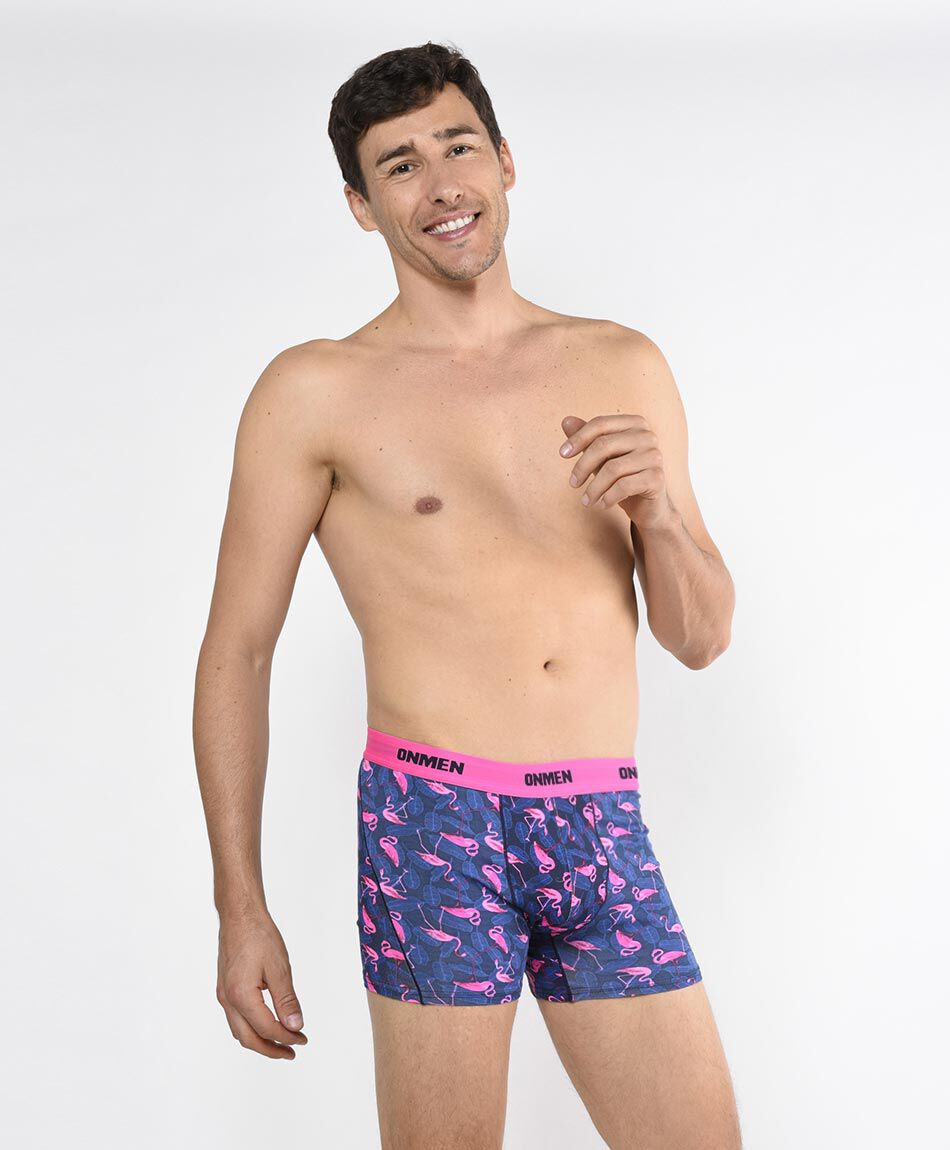 B&oacute;xer fucsia 2 piezas