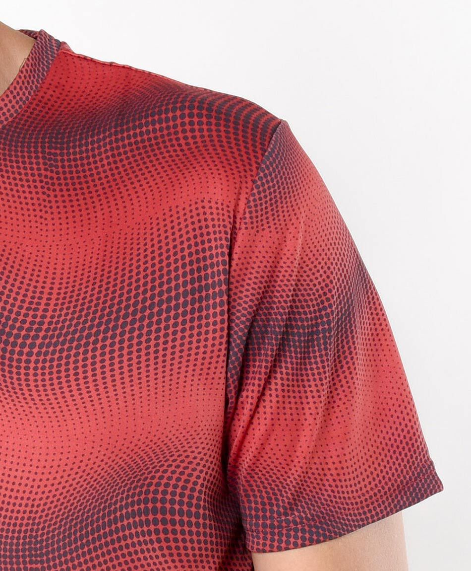Polera deportiva hombre ondas - TRICOT