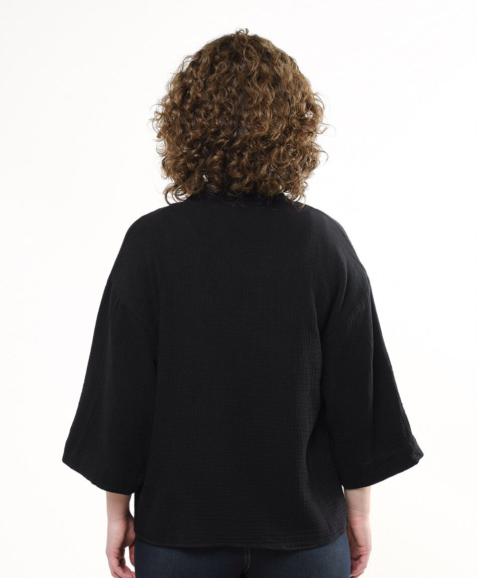 Kimono mujer black