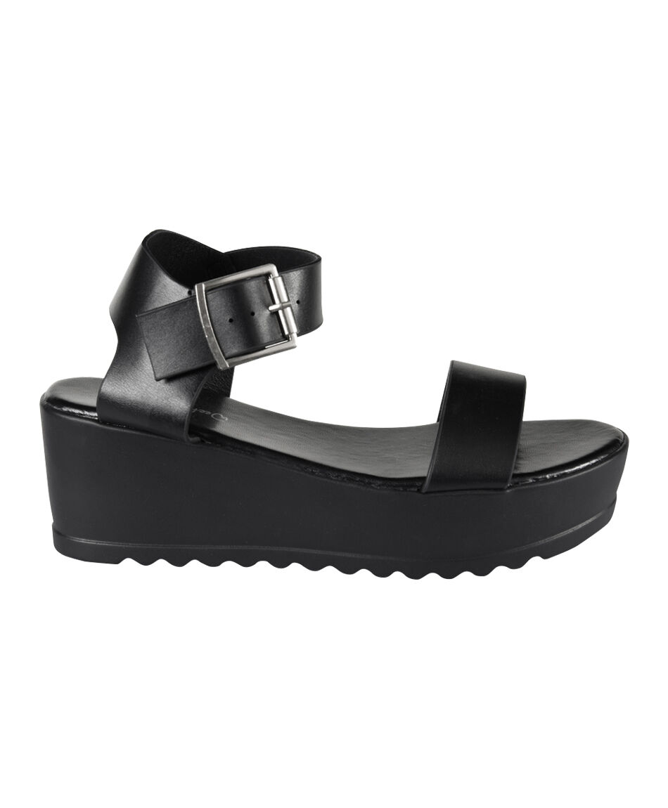 Sandalia plataforma black