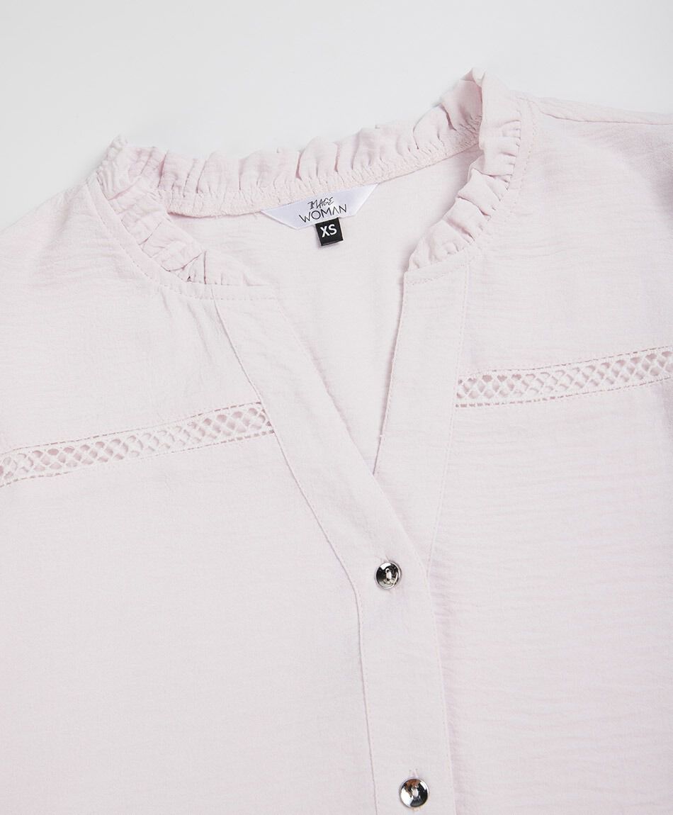 Blusa mujer cuello vuelitos