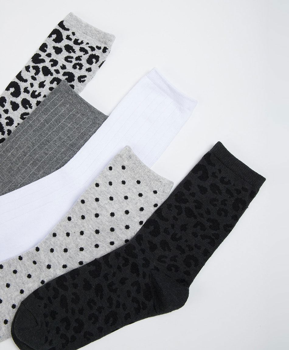 Pack 5 calcetines mujer mix