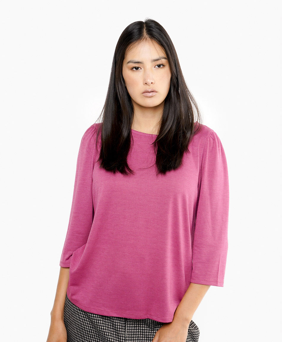 Polera mujer lanosa melagne