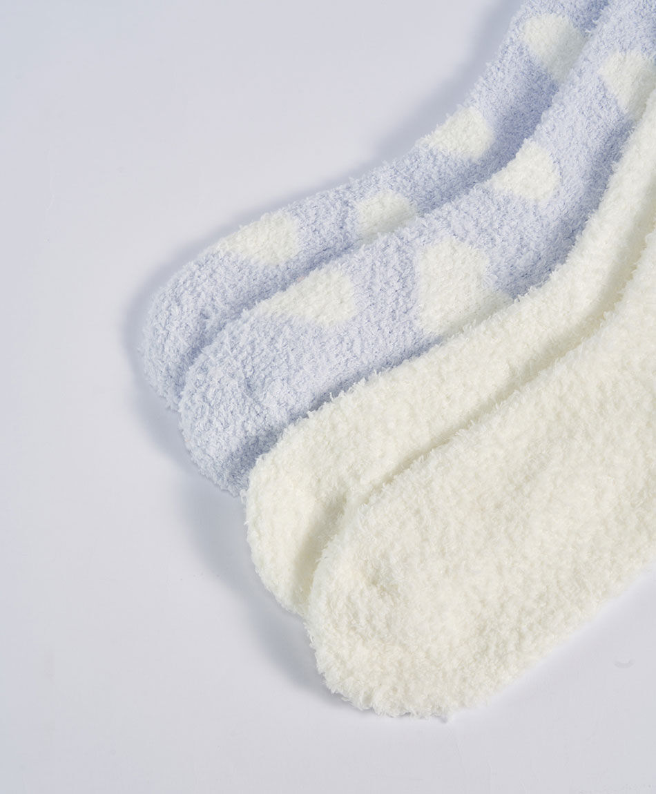 Pack 2 calcetines mujer dise&ntilde;o oso