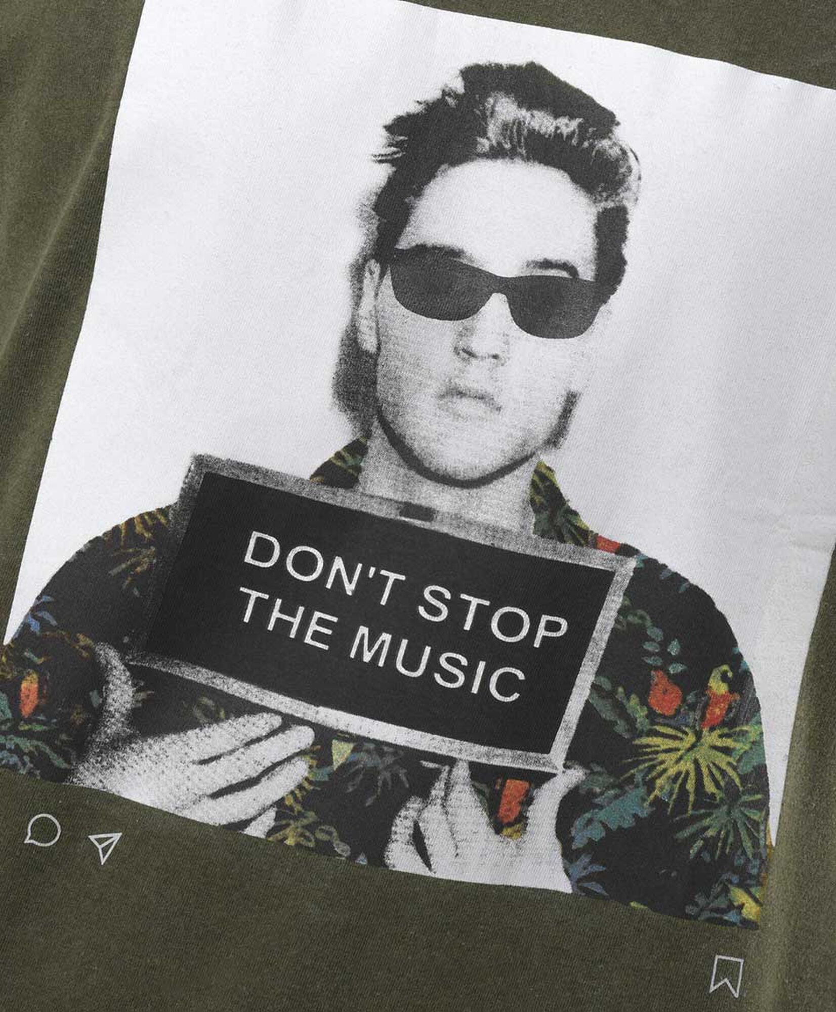 Polera hombre desgastada música Polera hombre desgastada música