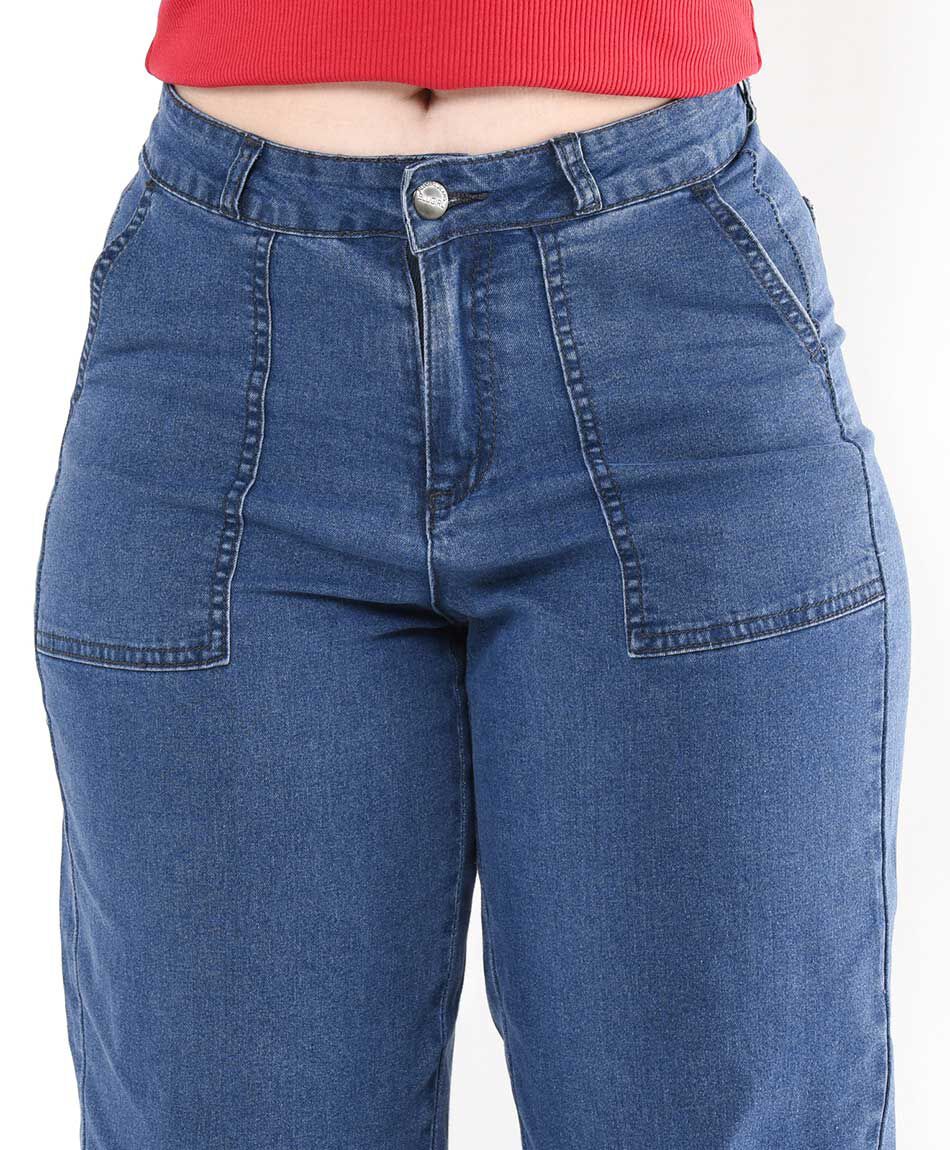 Jeans mujer comfy bolsillos