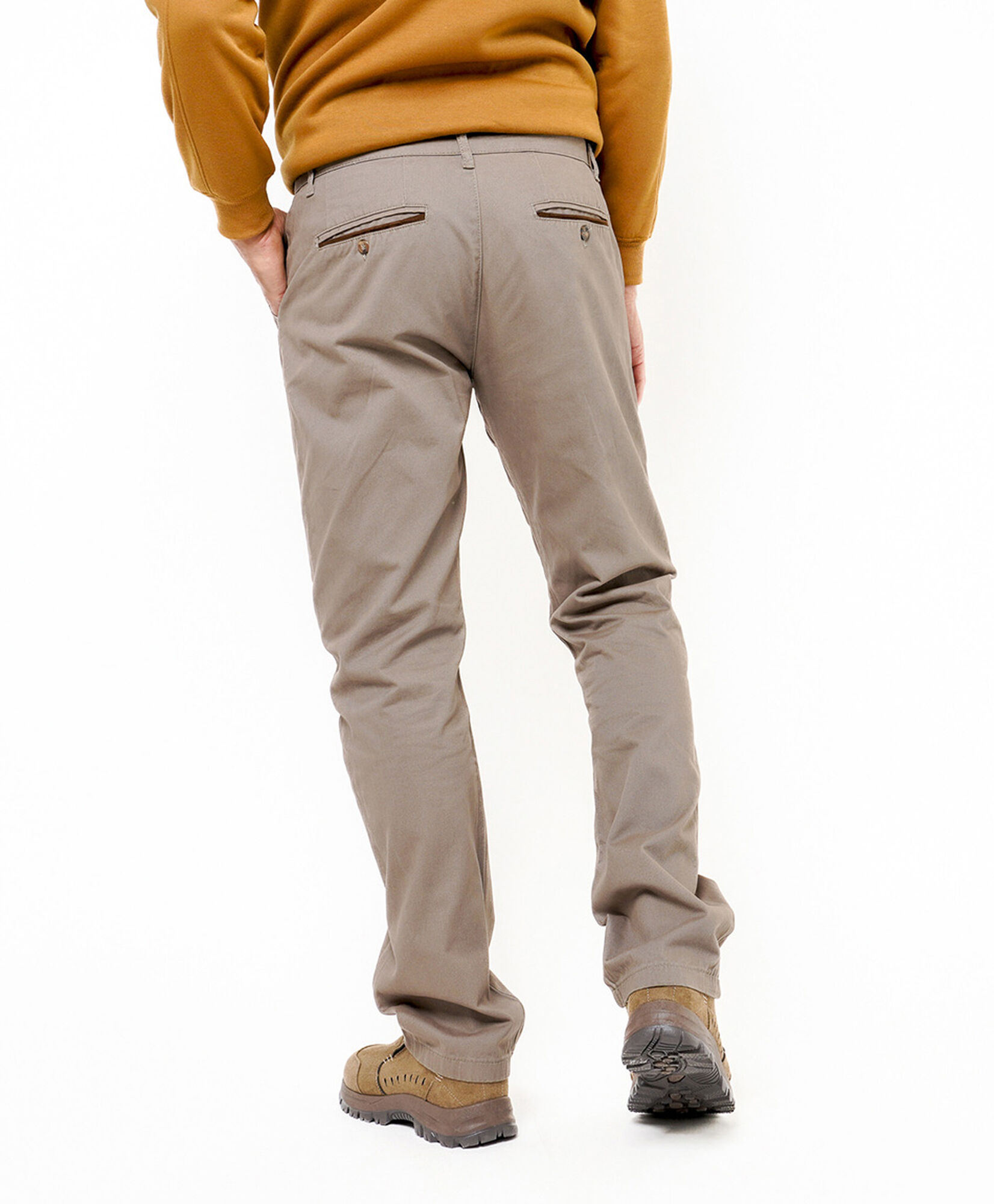Pantalón hombre básico café Pantalón hombre básico café