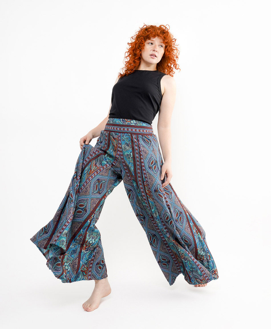 Pantal&oacute;n mujer print extra wide