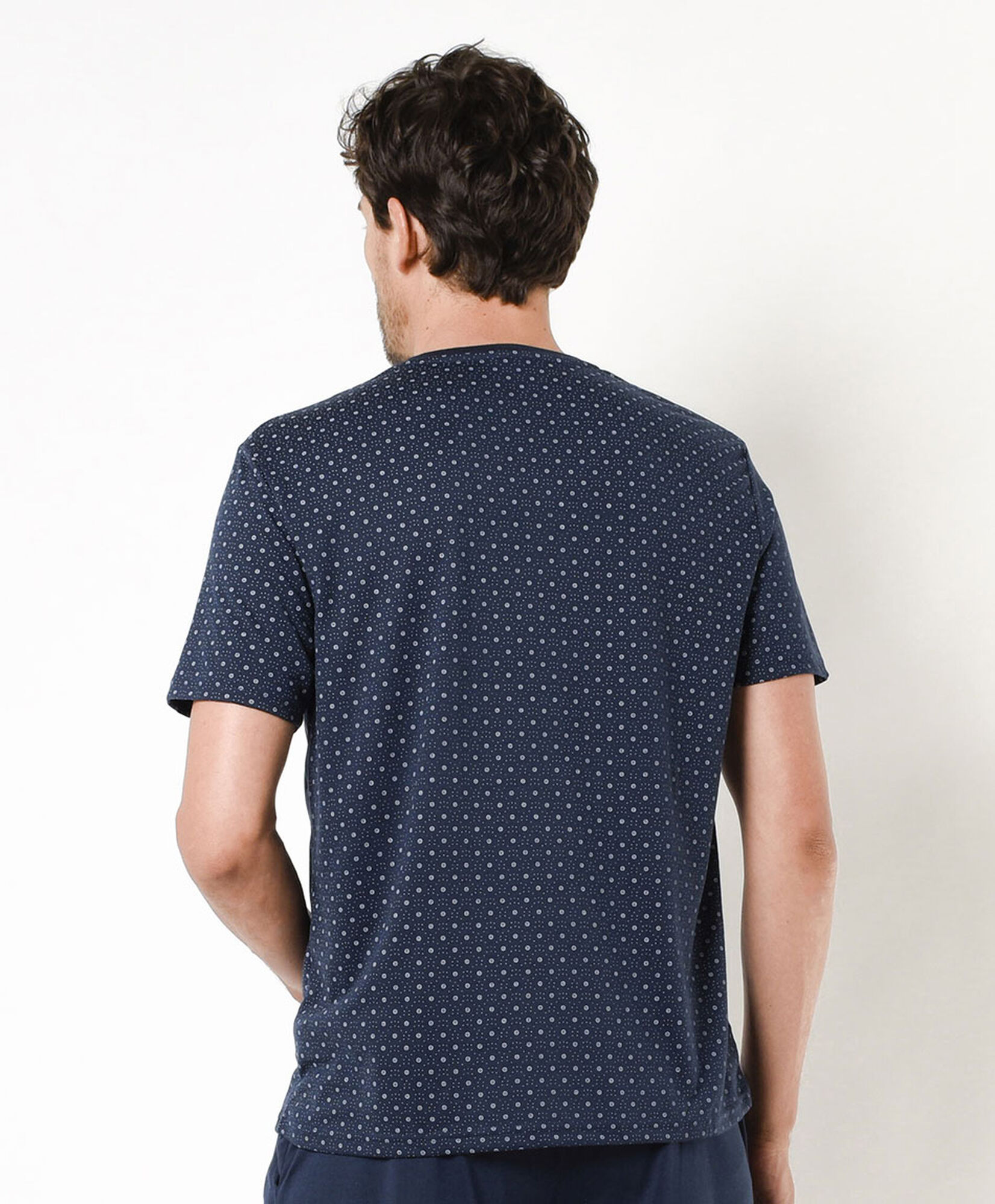 Pijama hombre puntitos botones Pijama hombre puntitos botones