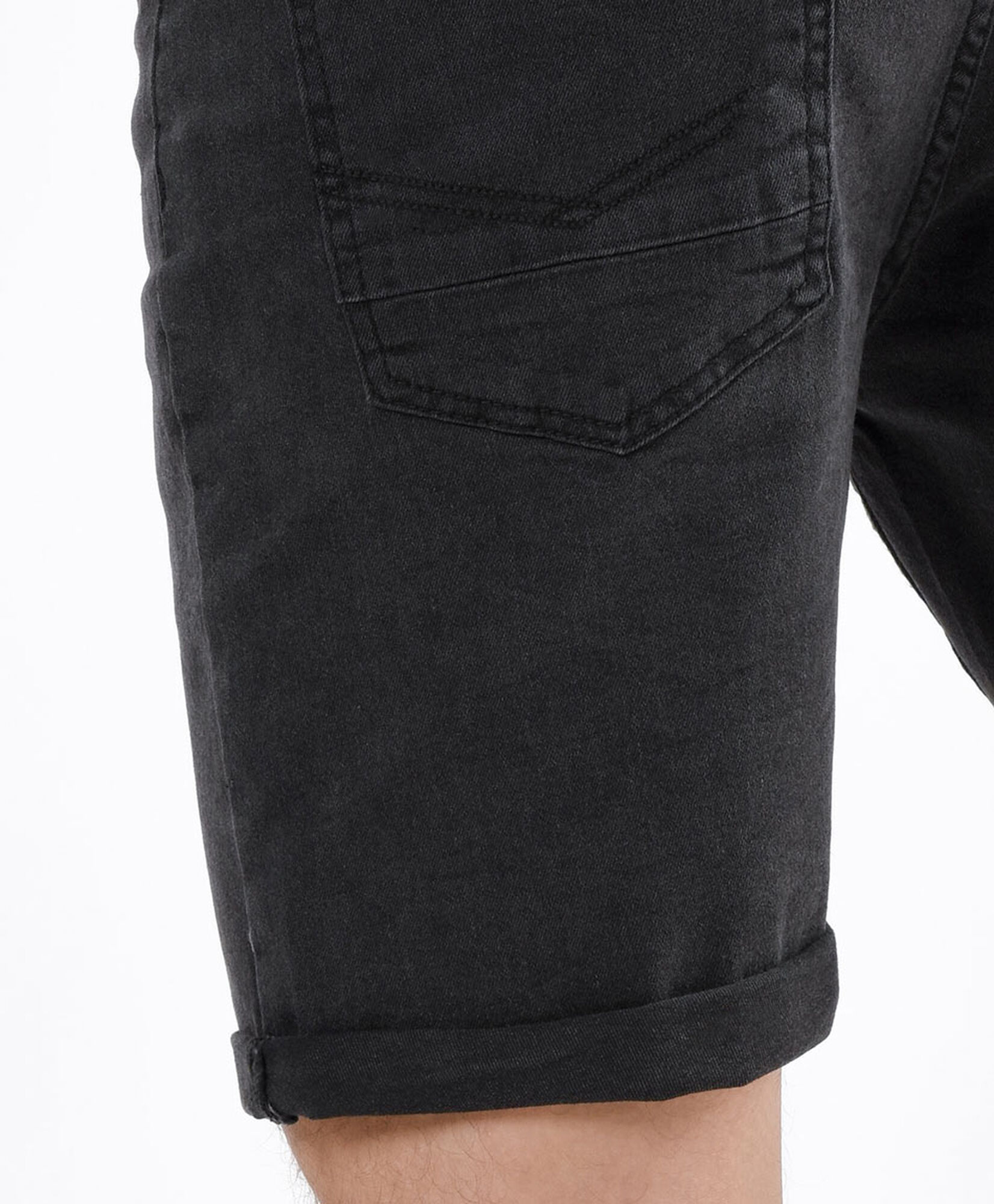Bermuda hombre denim negro Bermuda hombre denim negro