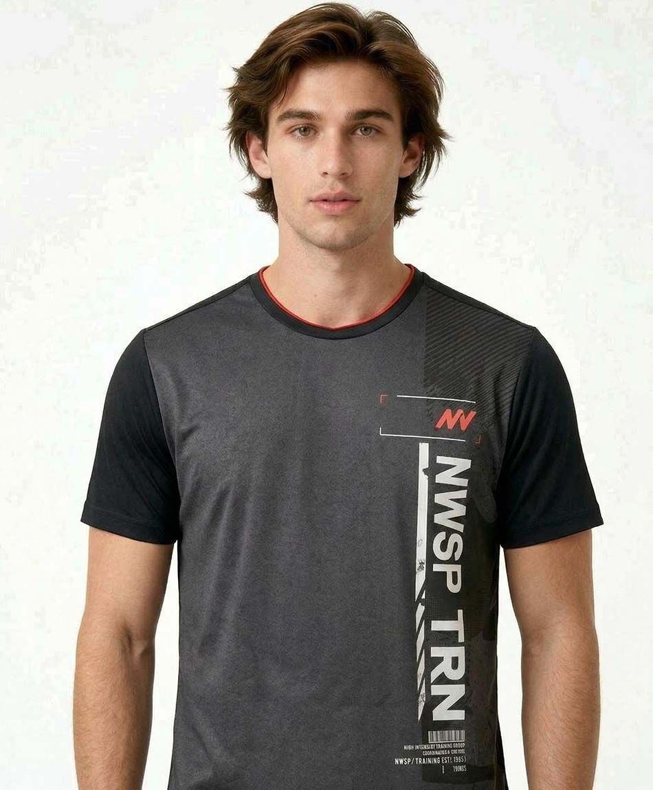 Polera deportiva hombre time running