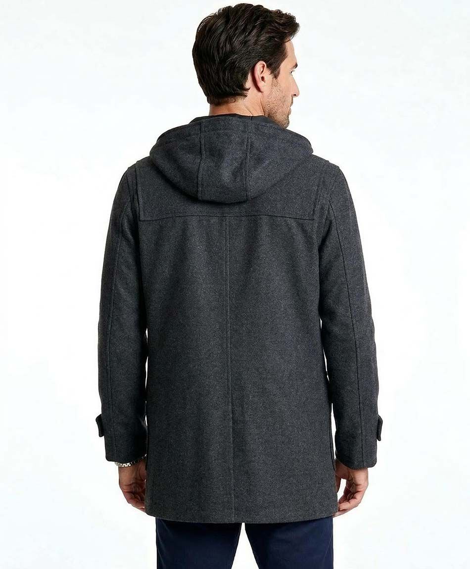 Abrigo hombre montgomery gris