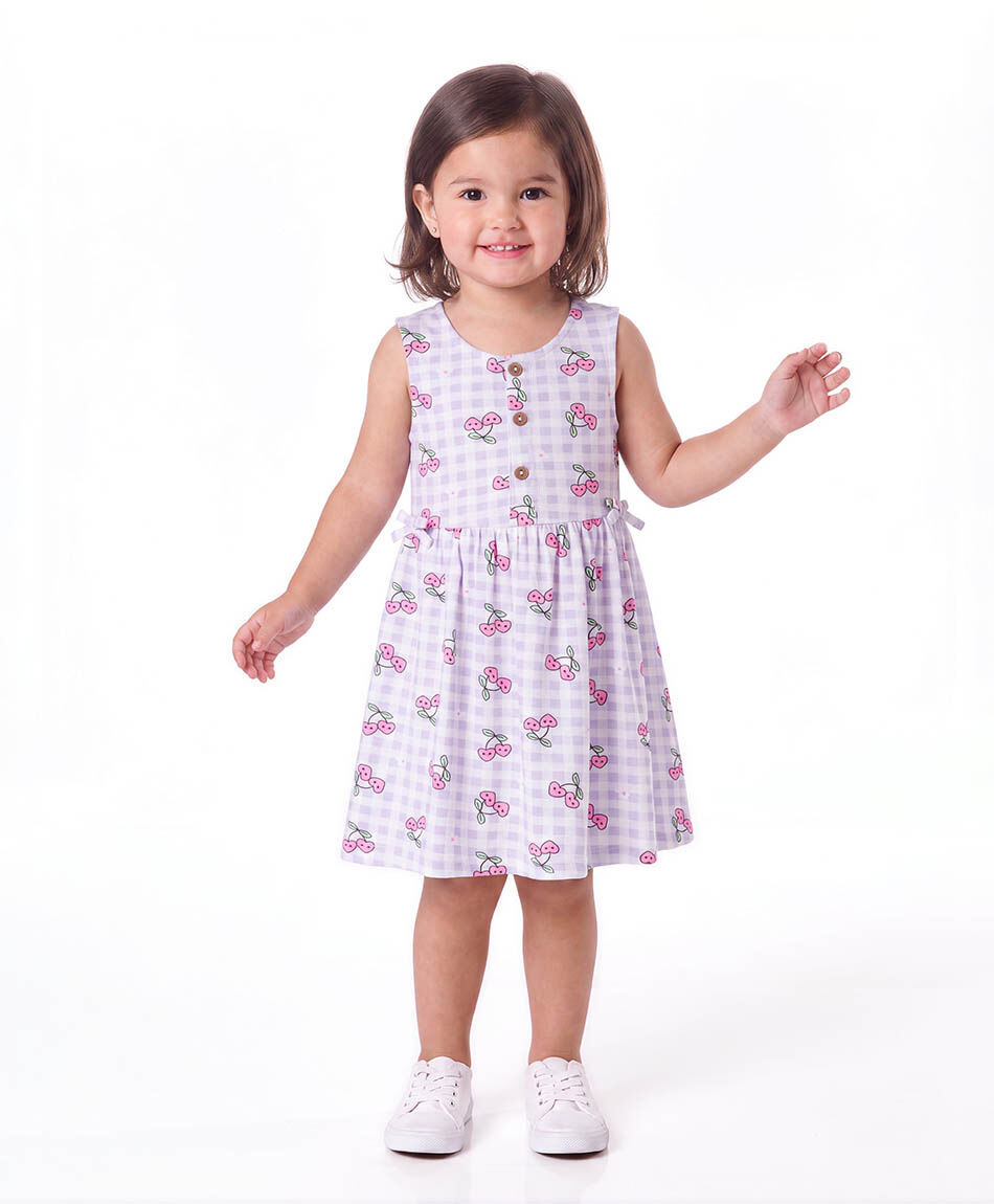 Vestido beb&eacute;s cerezas