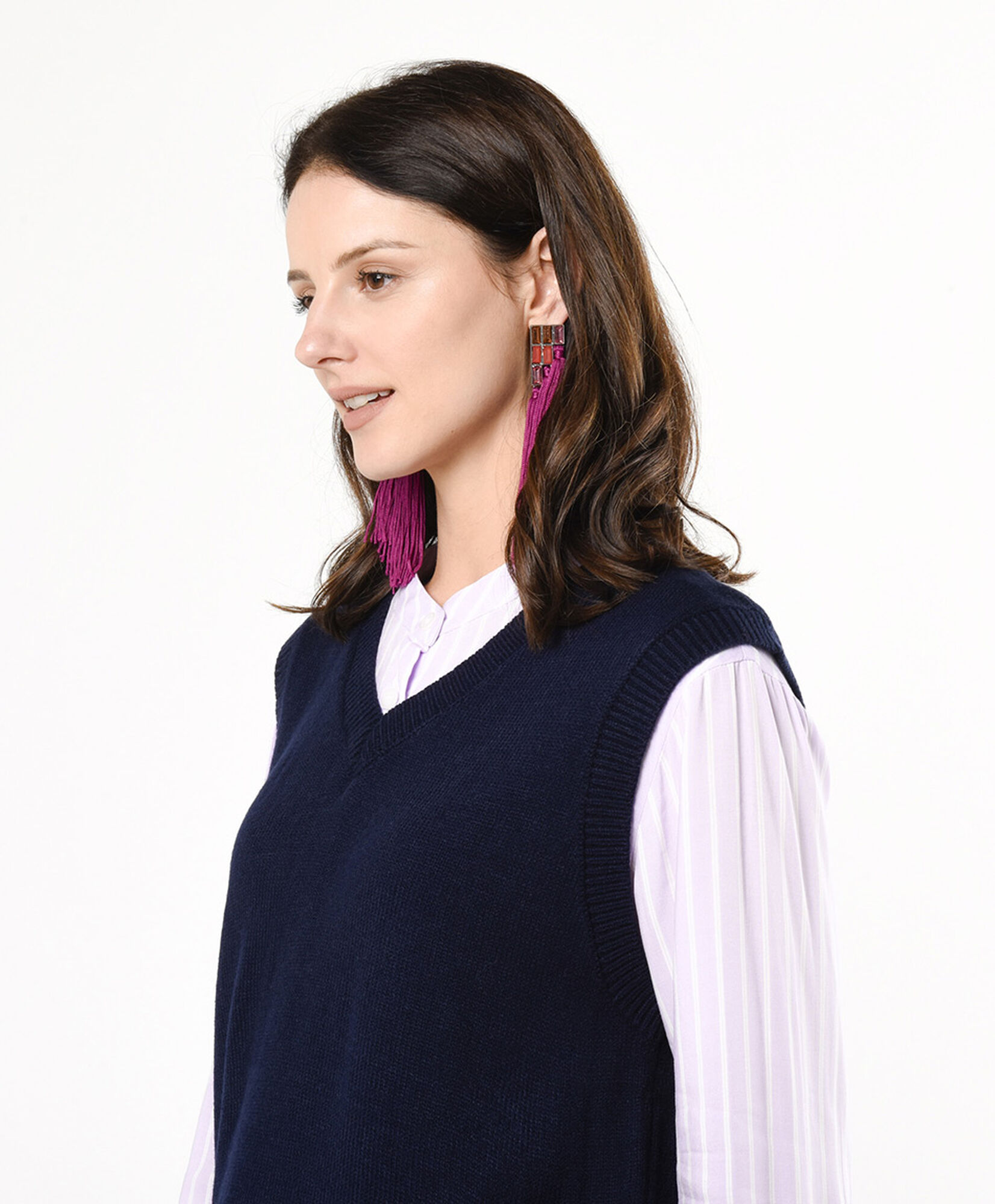 Sweater mujer liso sin mangas Sweater mujer liso sin mangas