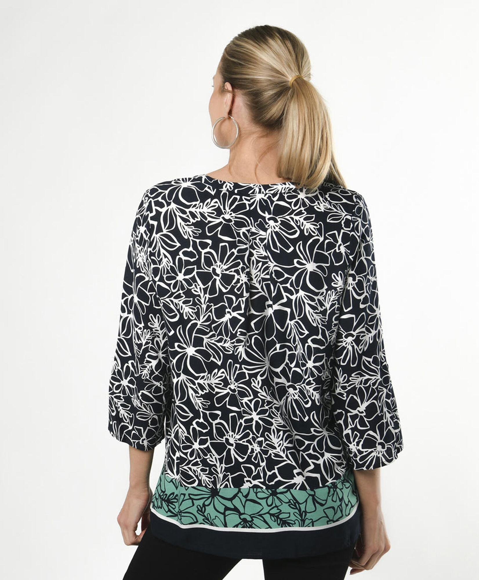Blusa mujer flores estampadas Blusa mujer flores estampadas