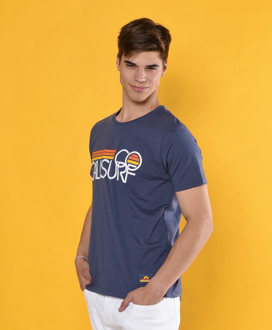 Polera manga corta cuello redondo