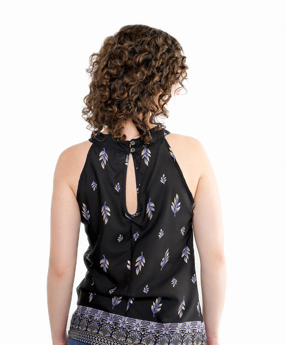 Blusa mujer cuello halter