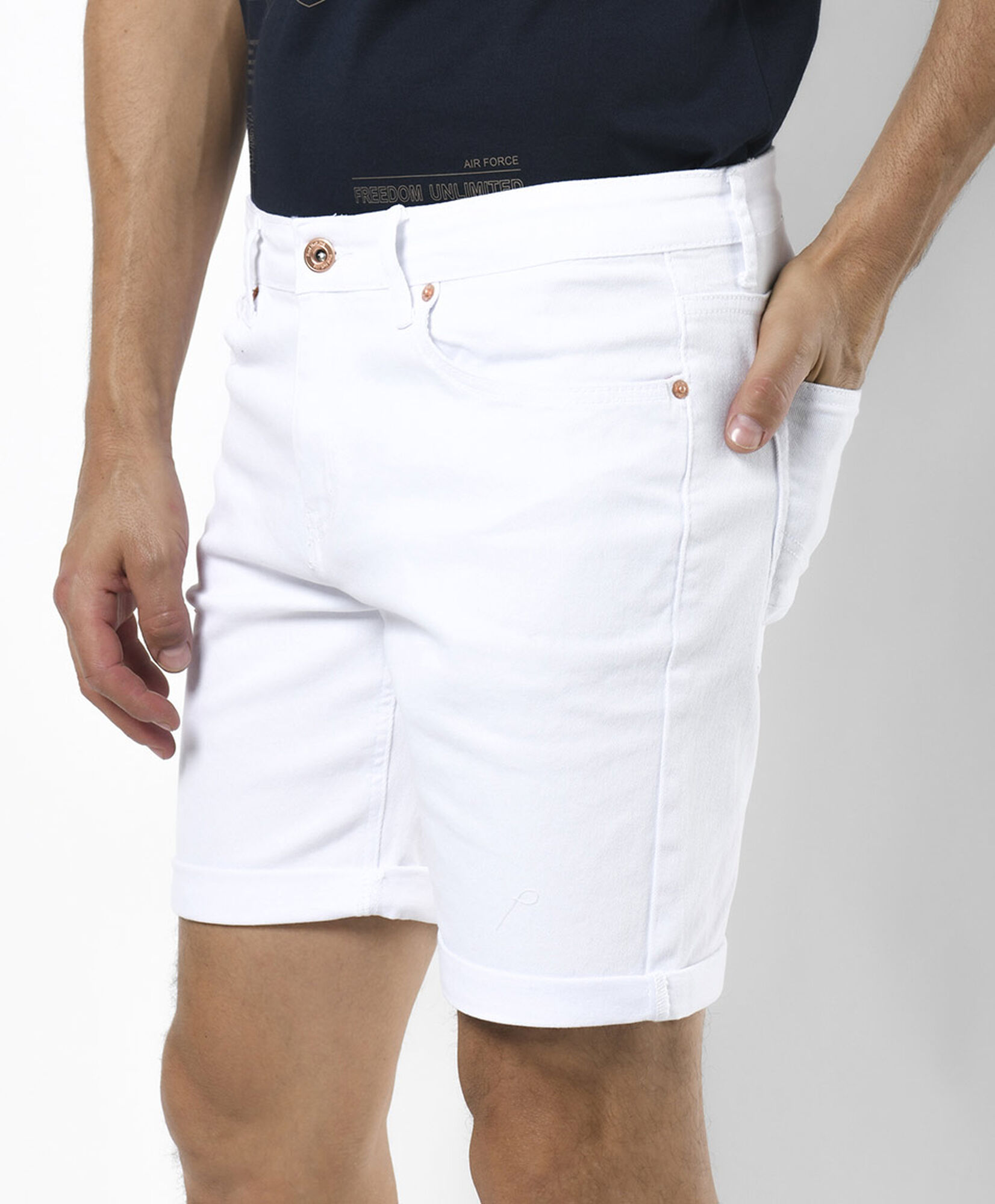 Bermuda hombre denim blanco Bermuda hombre denim blanco