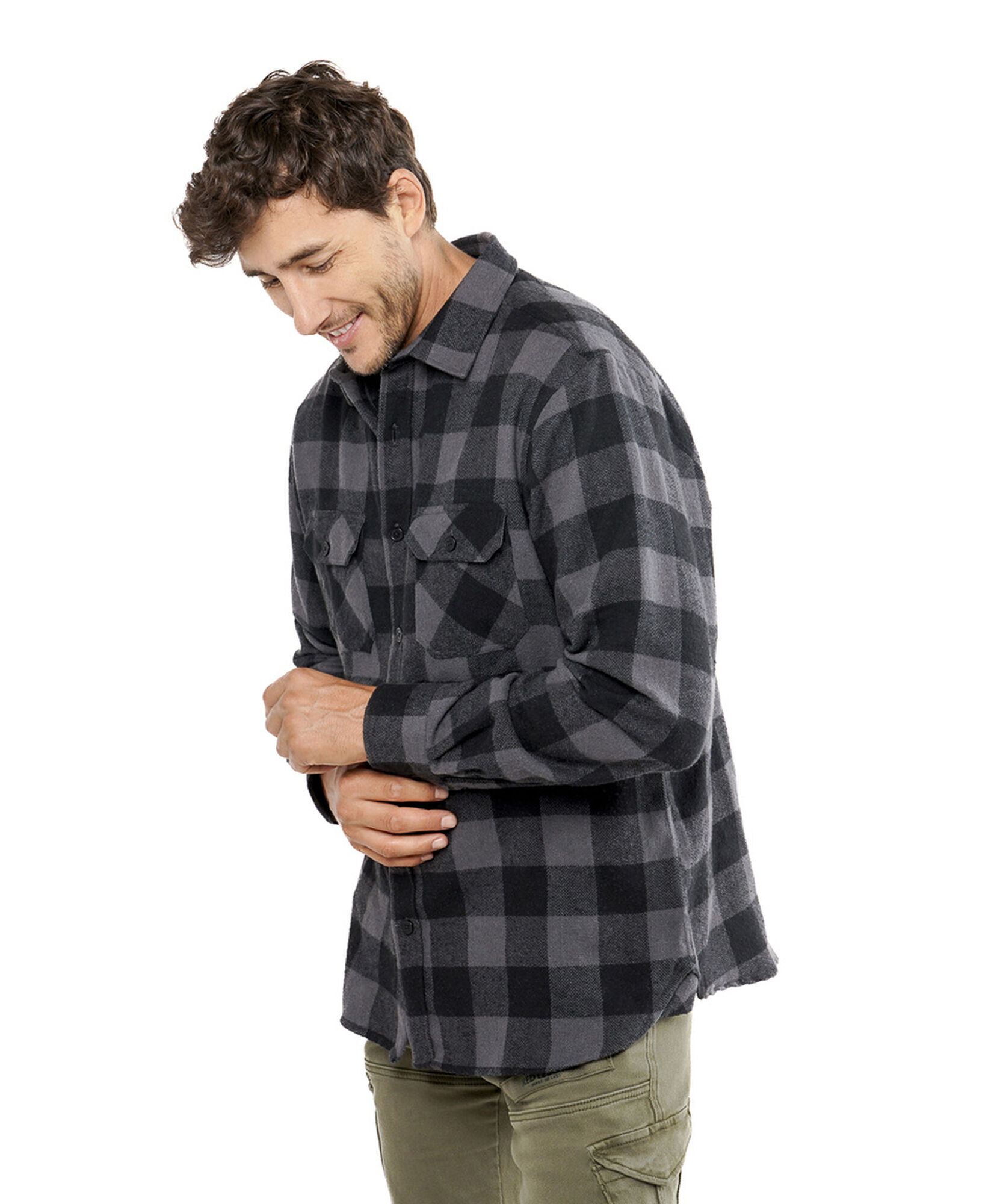 Chaqueta hombre leñadora gris Chaqueta hombre leñadora gris