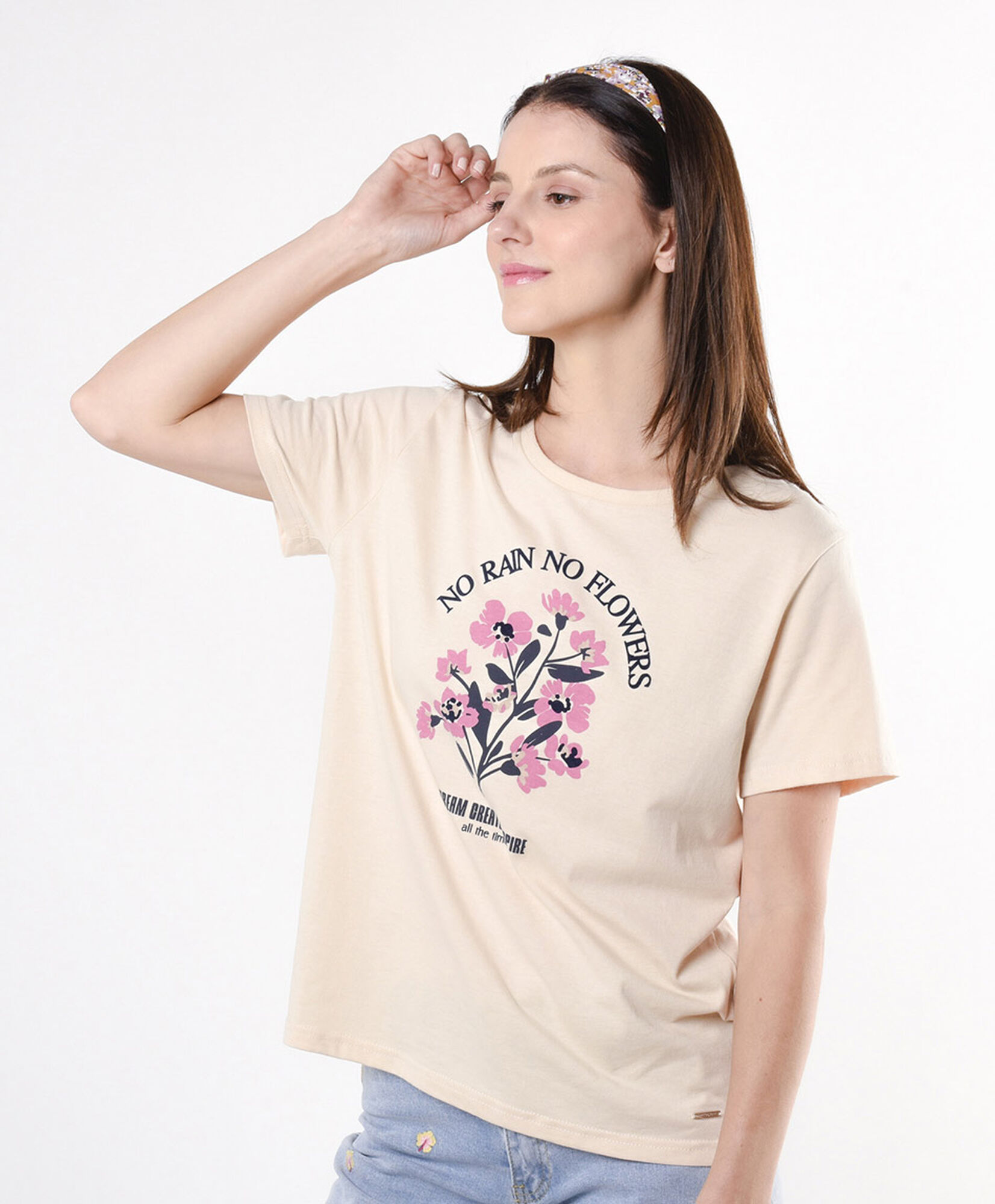 Polera mujer flores velvet Polera mujer flores velvet