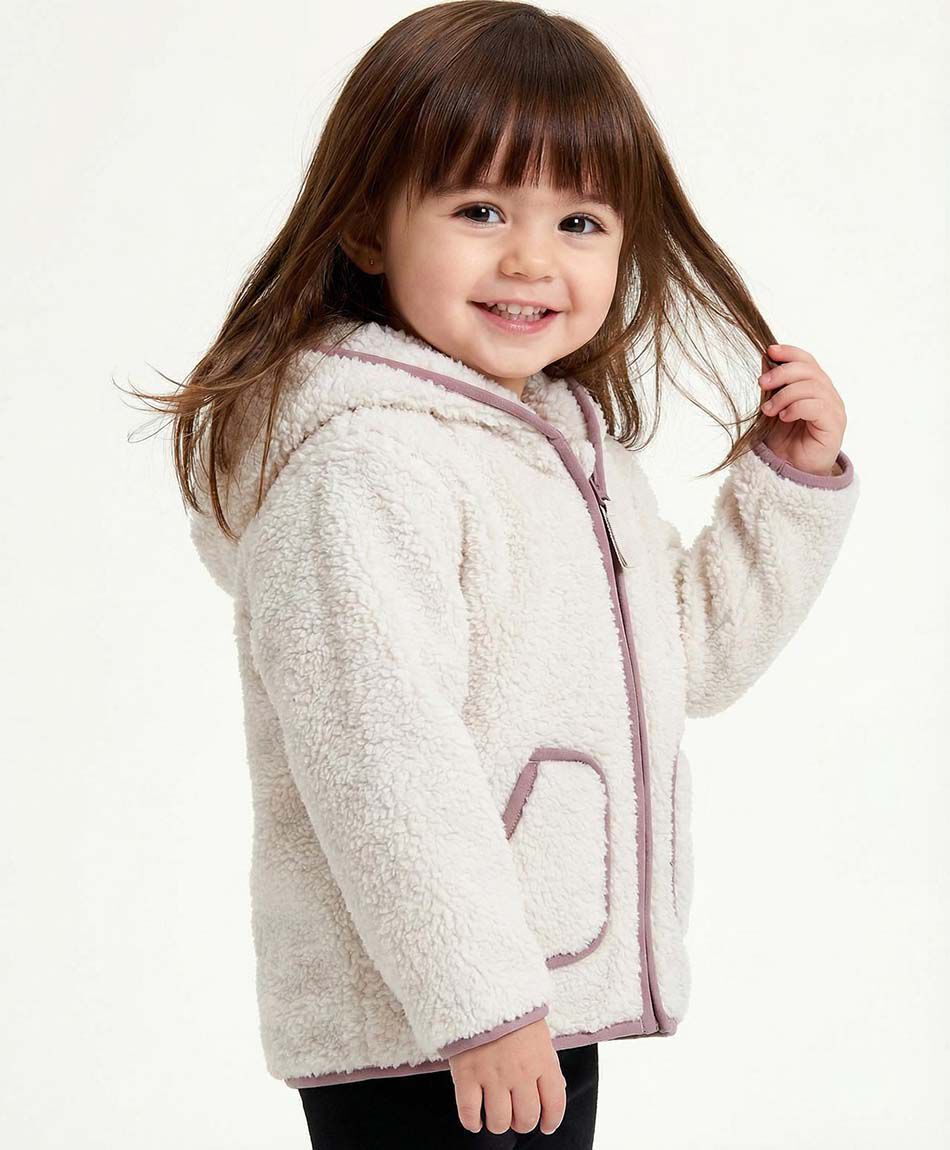 Poler&oacute;n beb&eacute; sherpas beige